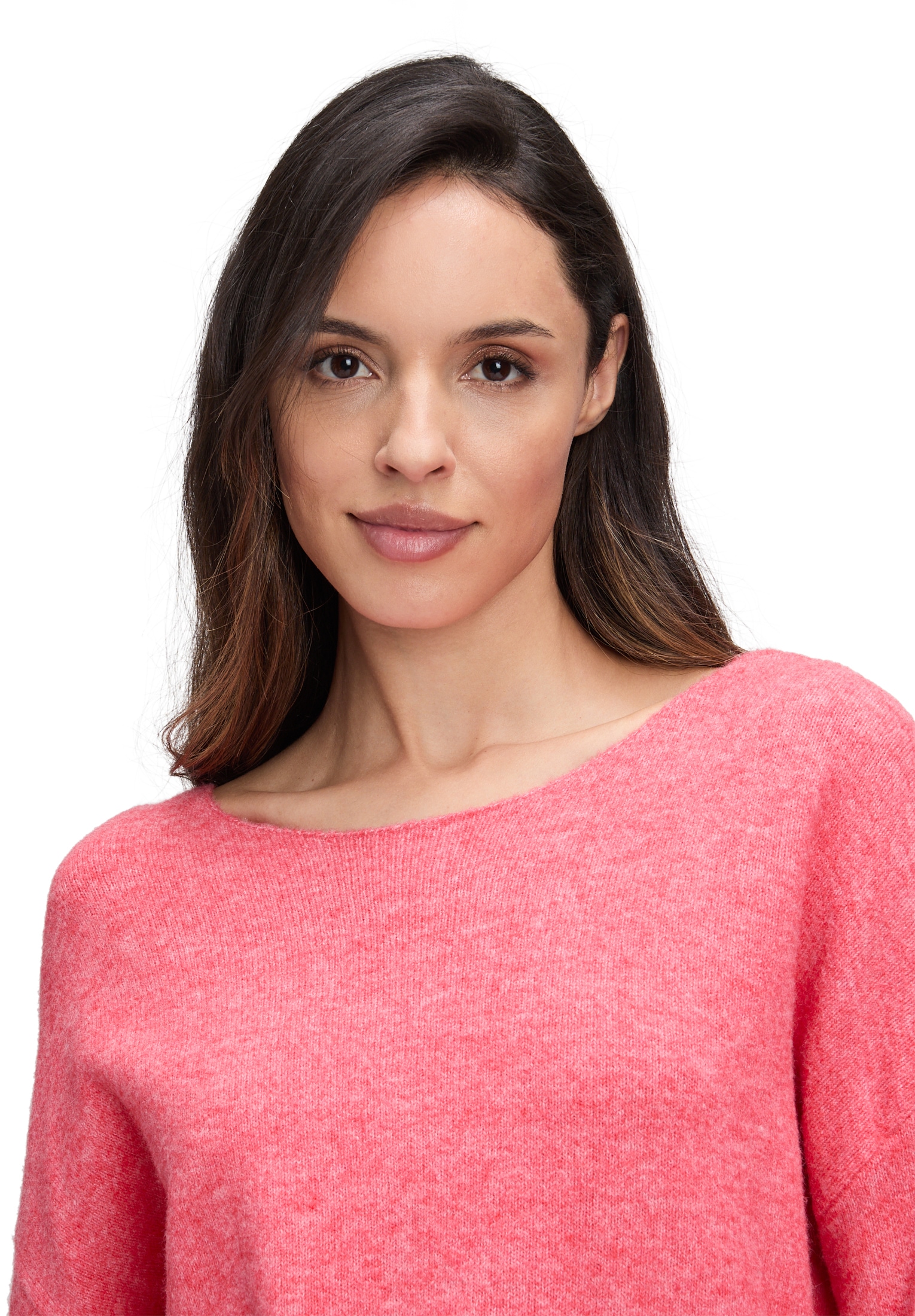 Cartoon Strickpullover »Cartoon Damen Strickpullover mit Rundhalsausschnitt«, (1 tlg.)
