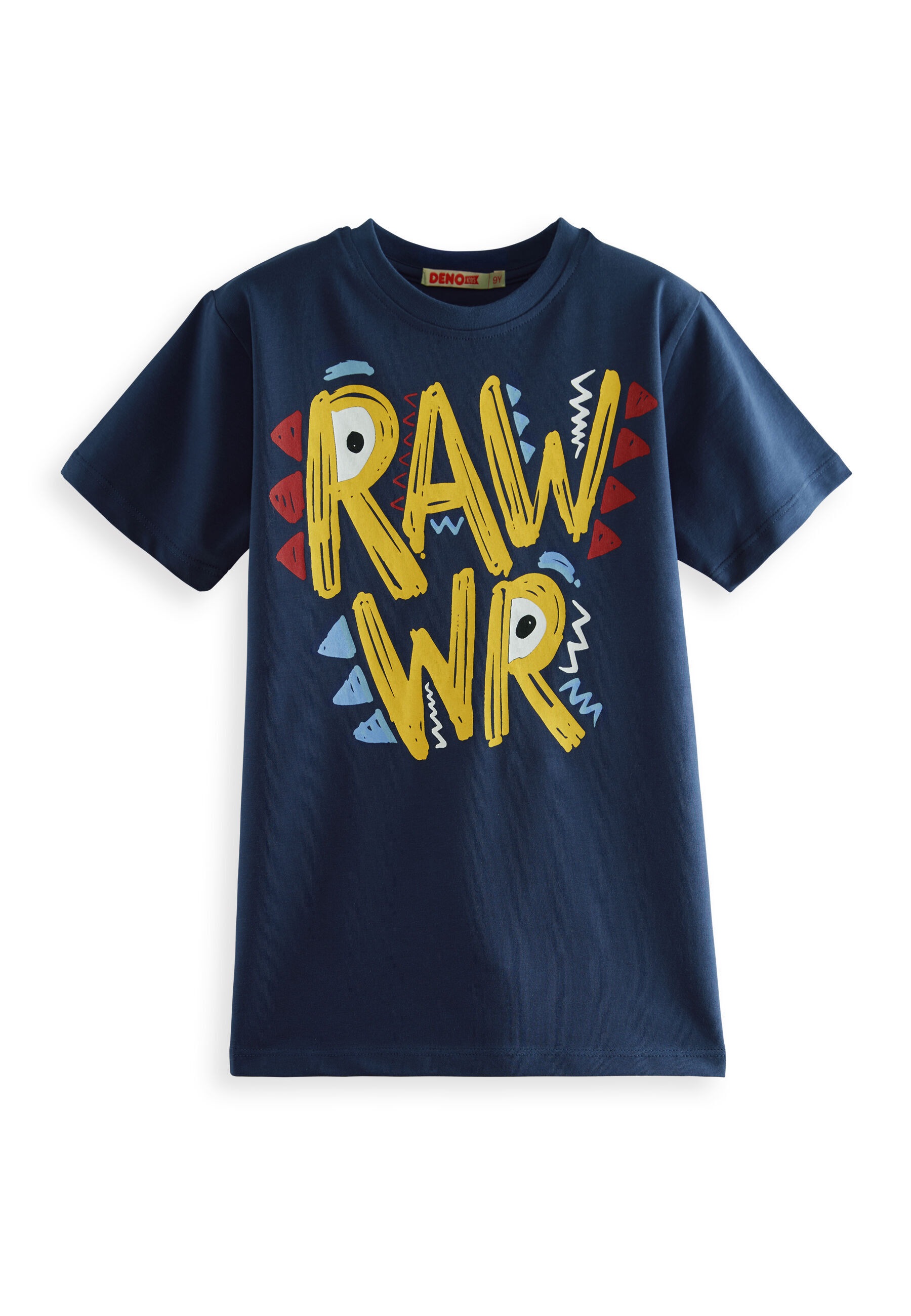 Denokids Hausanzug »Rawr«, (2 tlg.), mit aufgedrucktem Schriftzug
