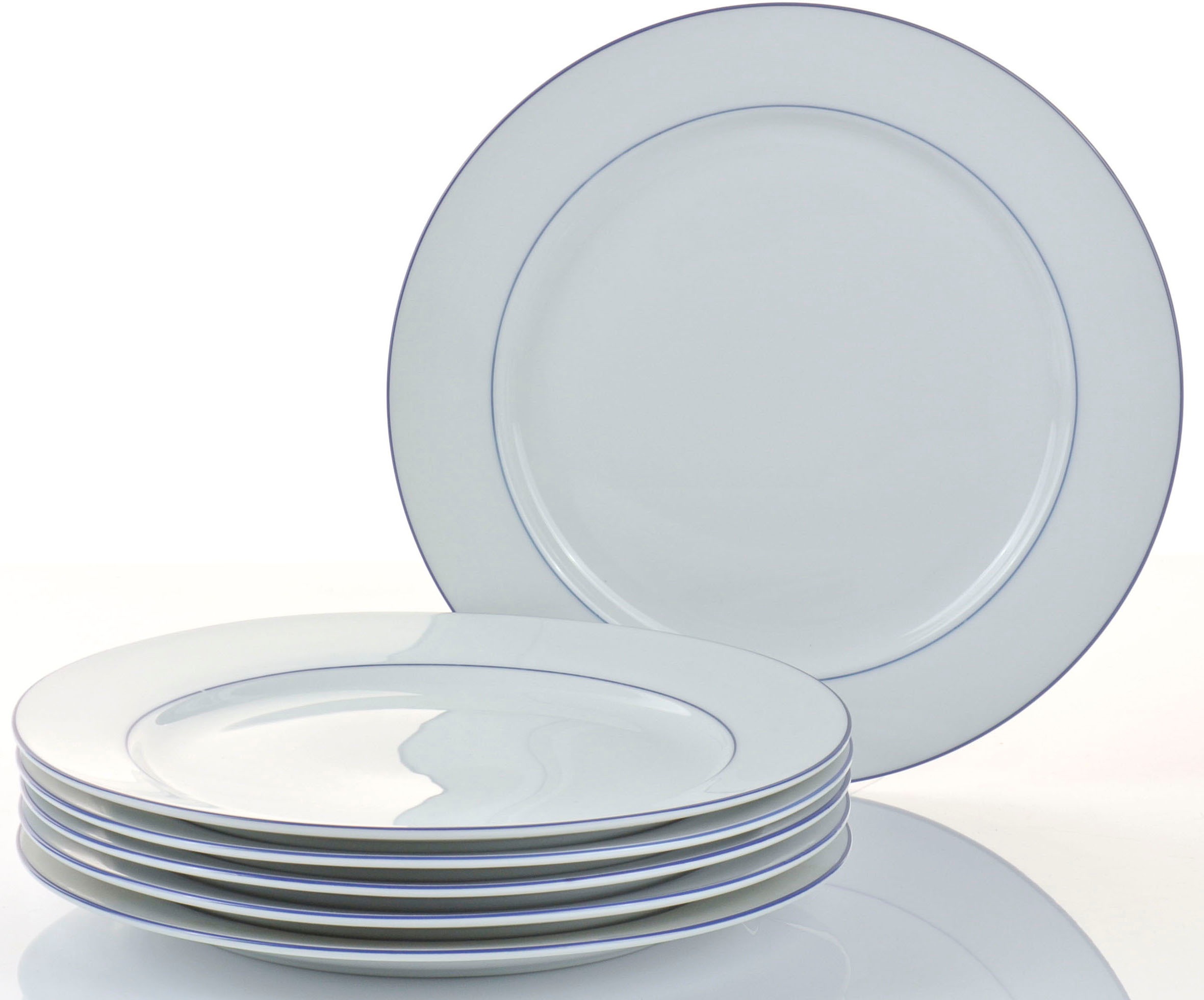 Thumbnail - Retsch Arzberg Tafelservice "Teller Set, Geschirr-Set Heike Blaurand" Made in Germany, 12 Teile, für 6 Personen