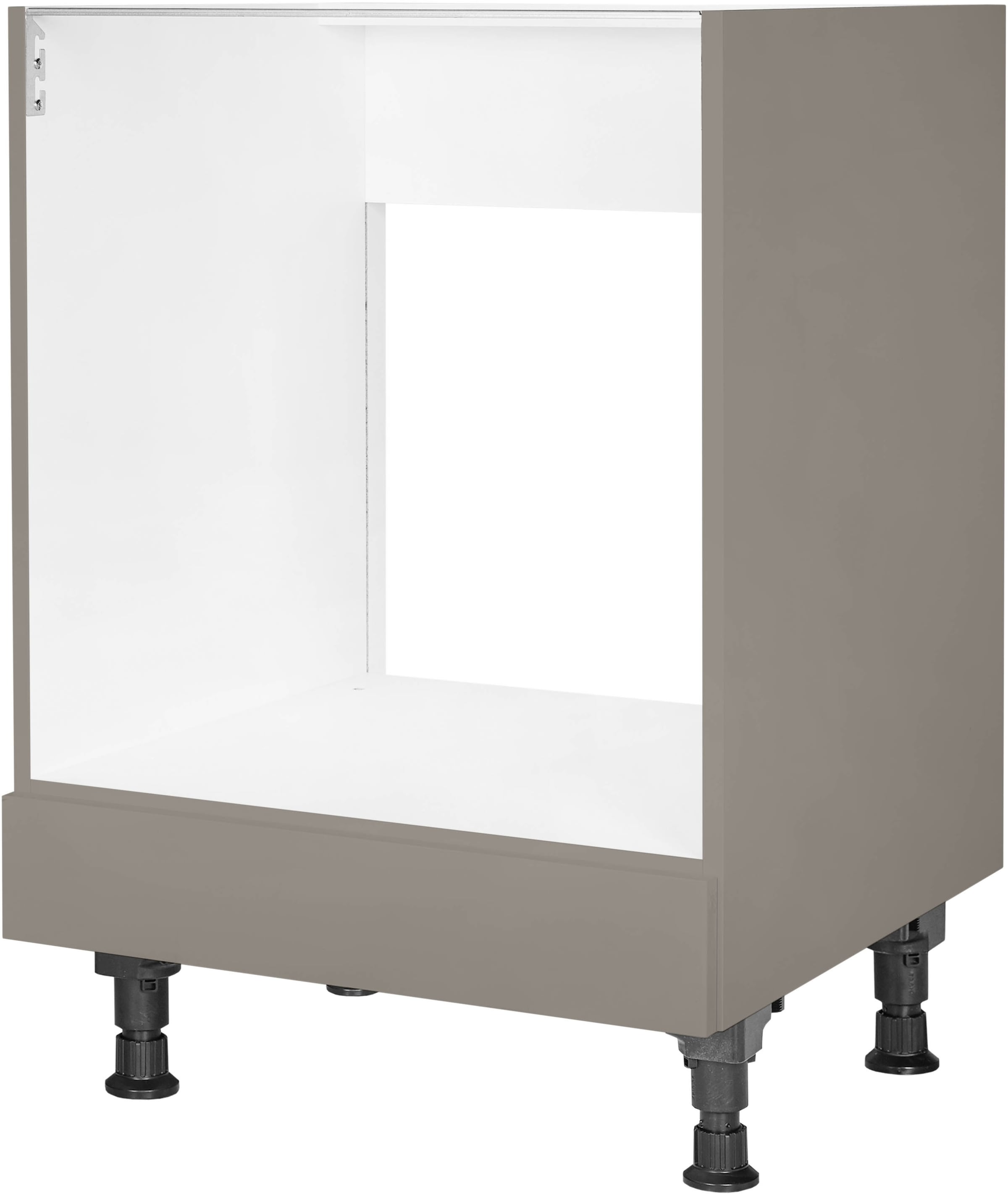 nobilia Herdumbauschrank ""Laser", vormontiert, mit höhenverstellbaren Sock günstig online kaufen