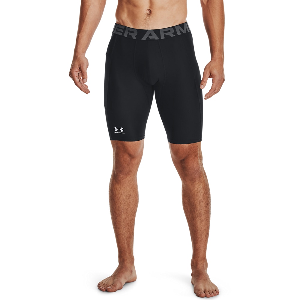 Under Armour Trainingsshorts "UA HG ARMOUR LNG SHORTS" für vielseitige Aktivitäten geeignet, mit Elasthan-Anteil