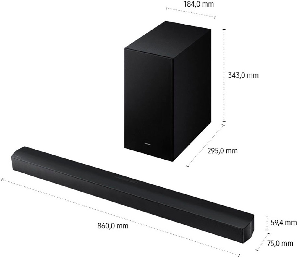 Samsung Soundbar »HW-B760GF Soundbar«, 5.1-Kanal Sound System, Dolby 5.1 Kanal, DTS Virtual:X, Adaptive Sound