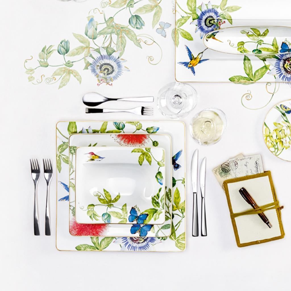 Villeroy & Boch Geschirr-Set »Tafelservice Amazonia 12er Set bunt« Handwäsche wird empfohlen