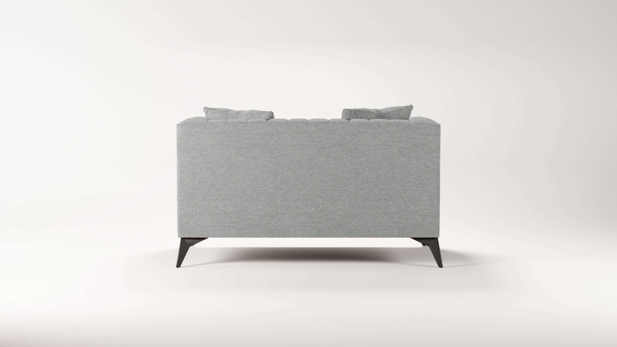 Places of Style Loveseat »MATTHEW Loungesessel, Maße B/T/H: 130/86/74 cm«, incl. Zierkissen, feine Steppung im Rücken, belastbar bis 200kg