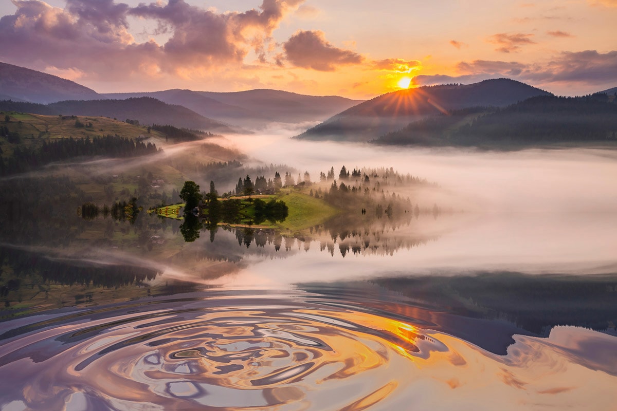 Papermoon Fototapete »See«