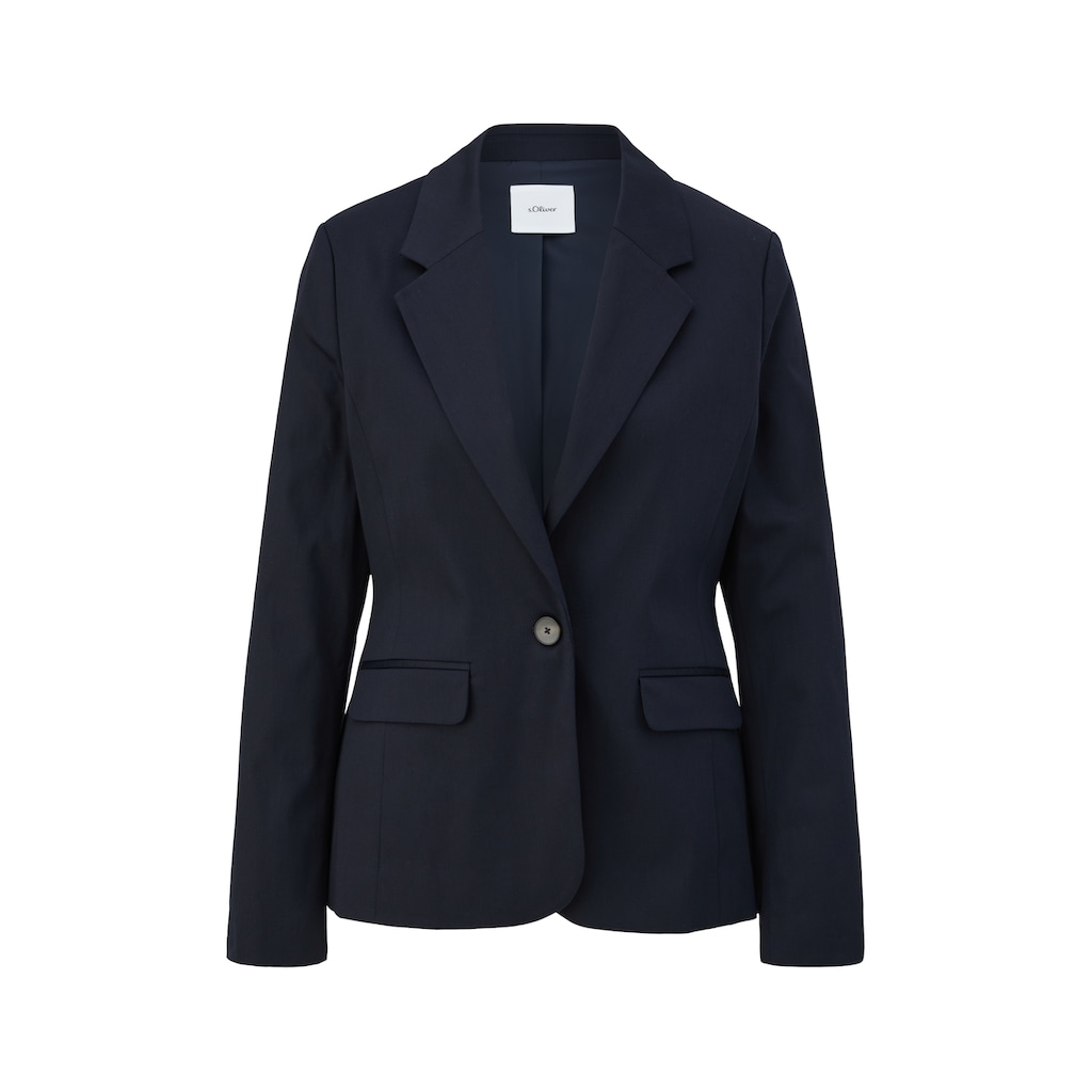 s.Oliver BLACK LABEL Jackenblazer, mit Stretch