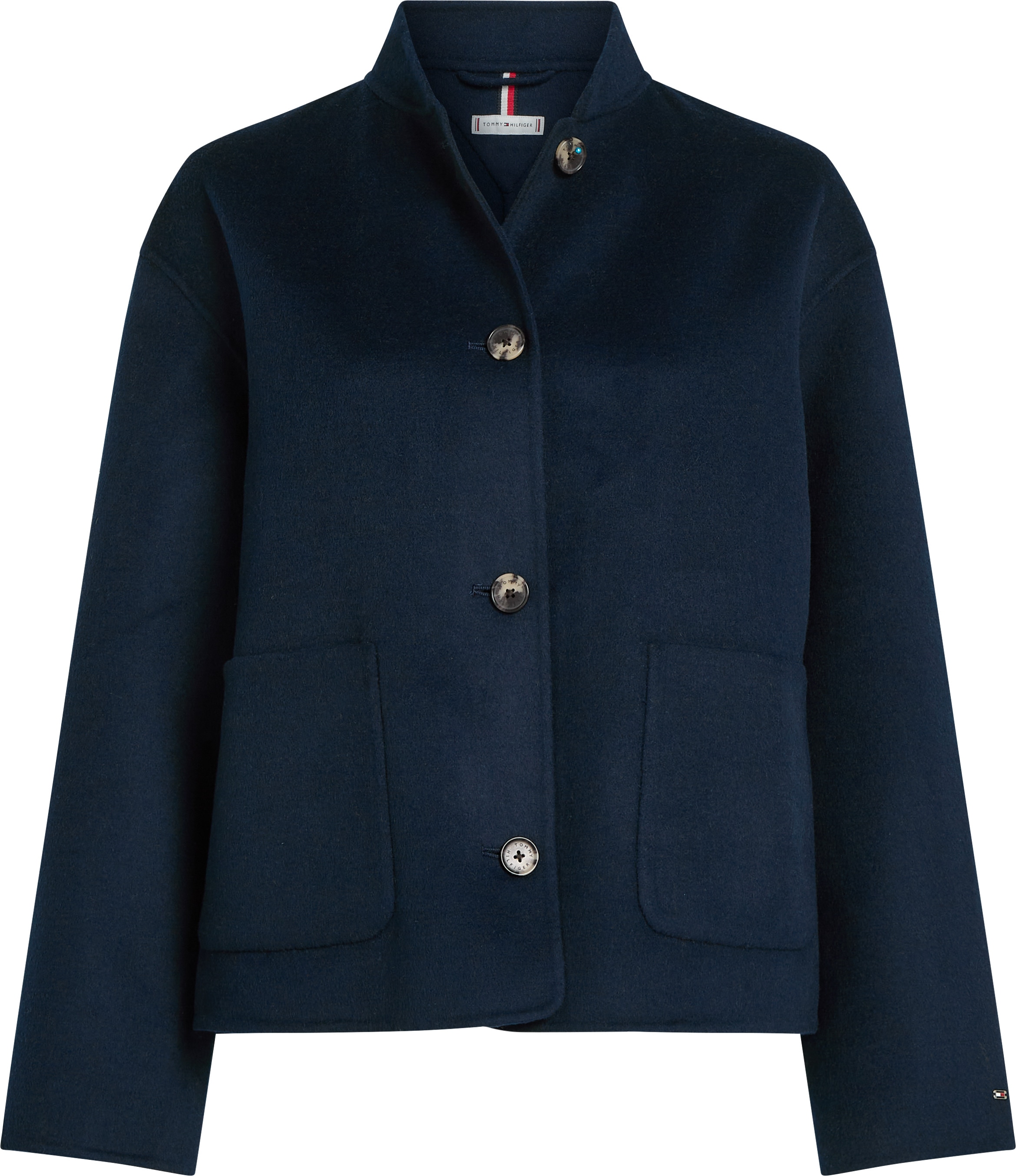 Tommy Hilfiger Bomberjacke »DF WOOL BOMBER JACKET«, mit Wollanteil