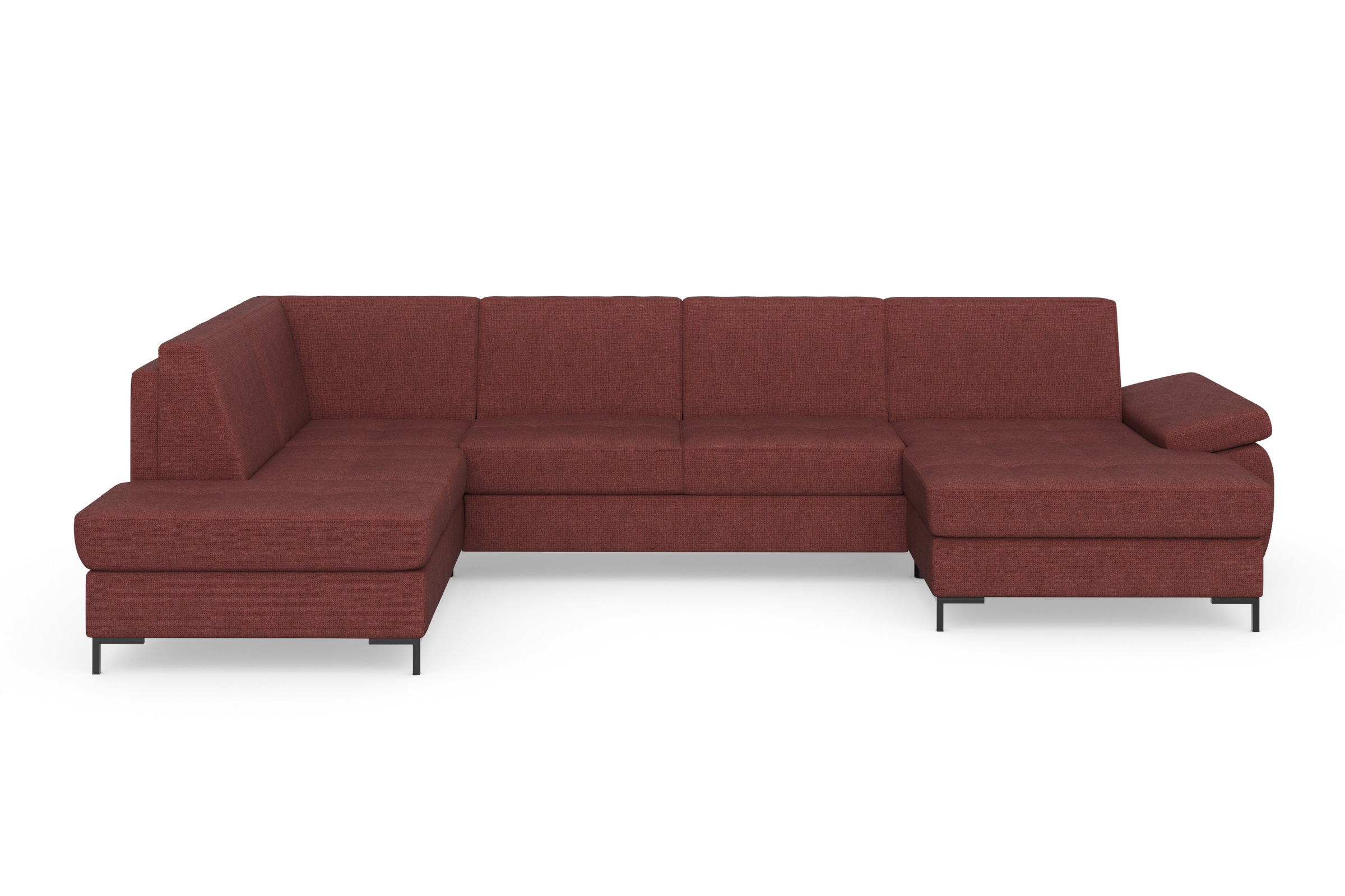 DOMO collection Wohnlandschaft "Capelo, komfortabel, klare Linien zeichnen günstig online kaufen