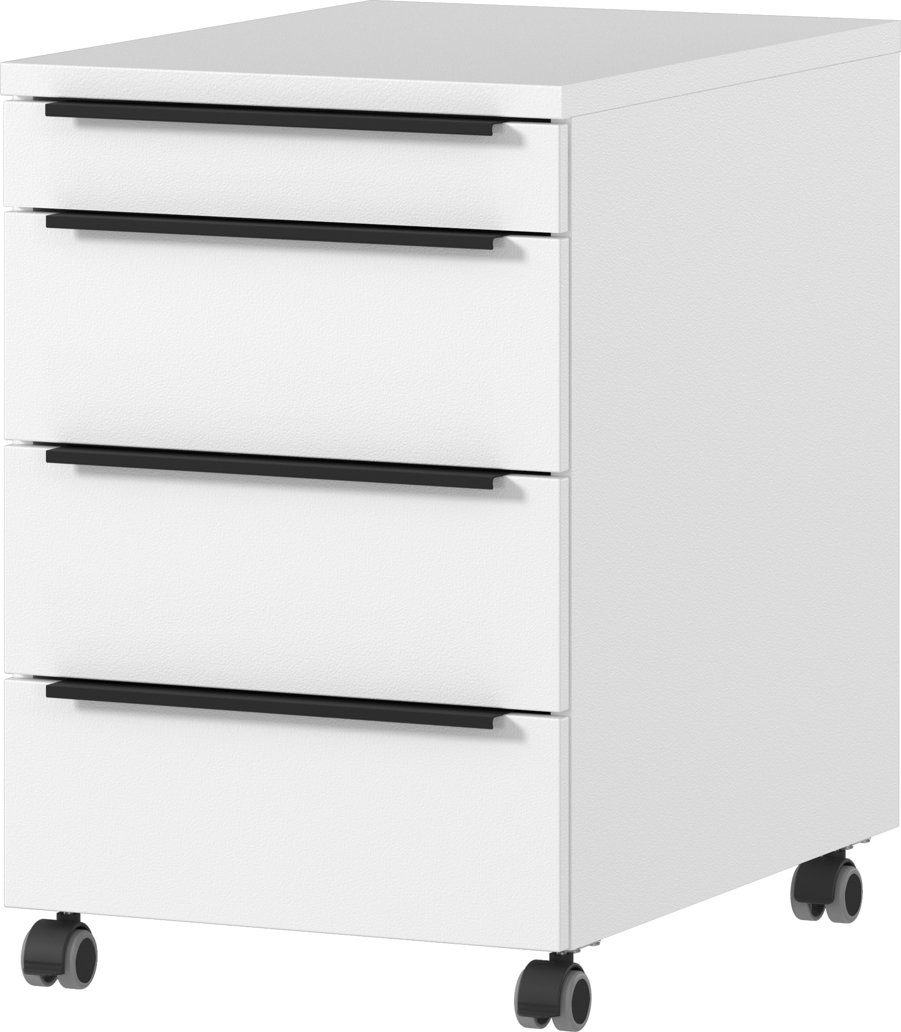 GERMANIA Büromöbel-Set »Mailand, inkl. Schreibtisch (elektr. höhenverstellbar) & Rollcontainer«, (2 tlg.), Breitenvariante wählbar (140-180 cm), Made in Germany