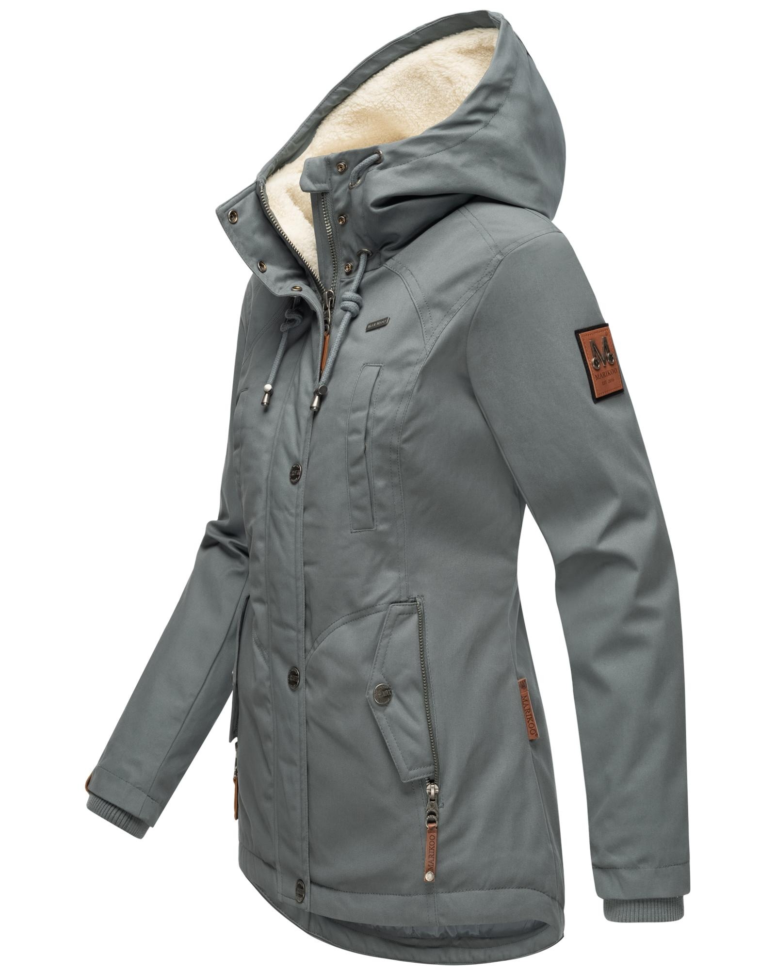 Marikoo Winterjacke "Bikoo" mit Kapuze sportliche Damen Outdoor Baumwolljac günstig online kaufen