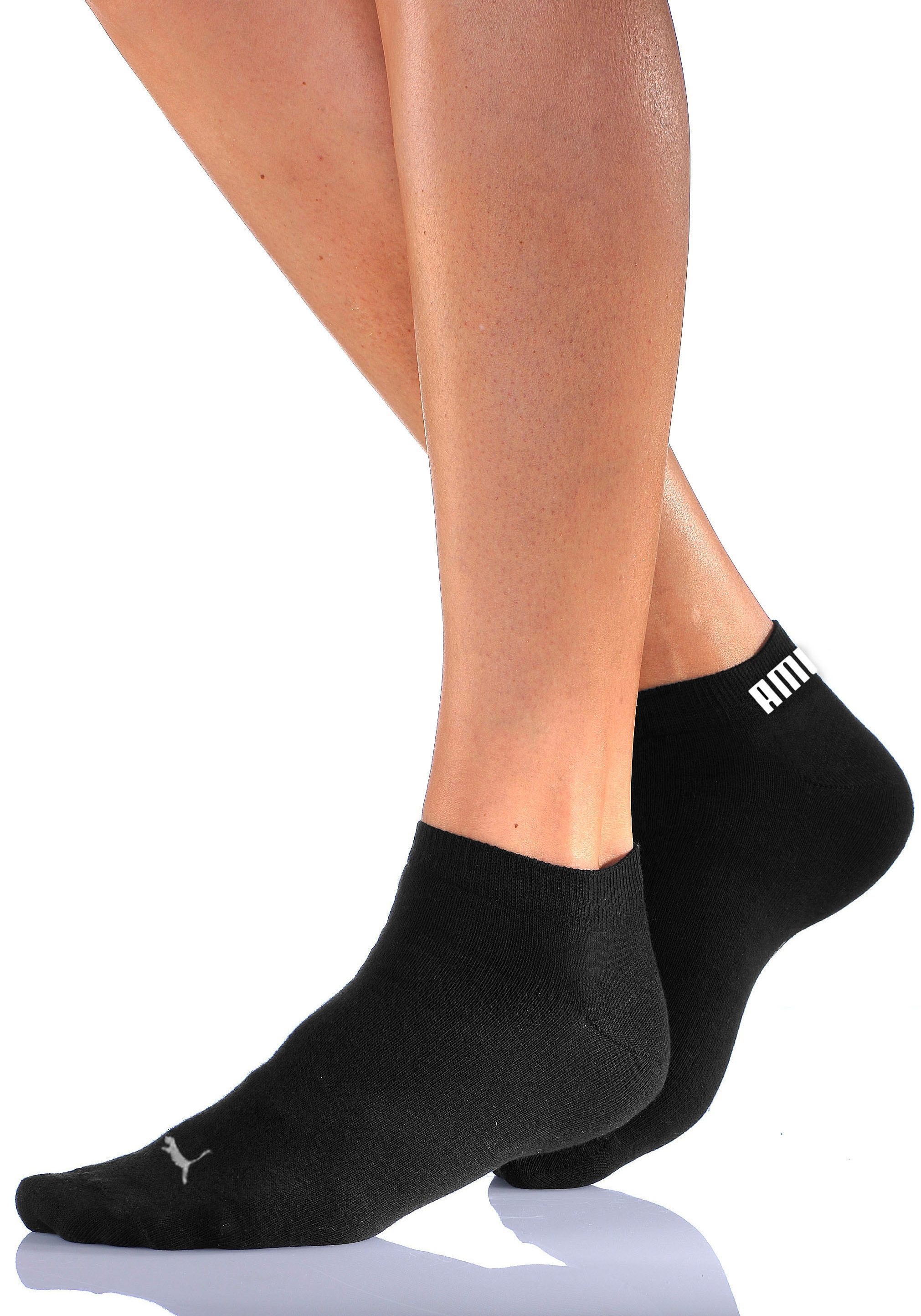 PUMA Kurzsocken, (3 Paar), Atmungsaktiv, Rippenbündchen, weiche Baumwollmischung