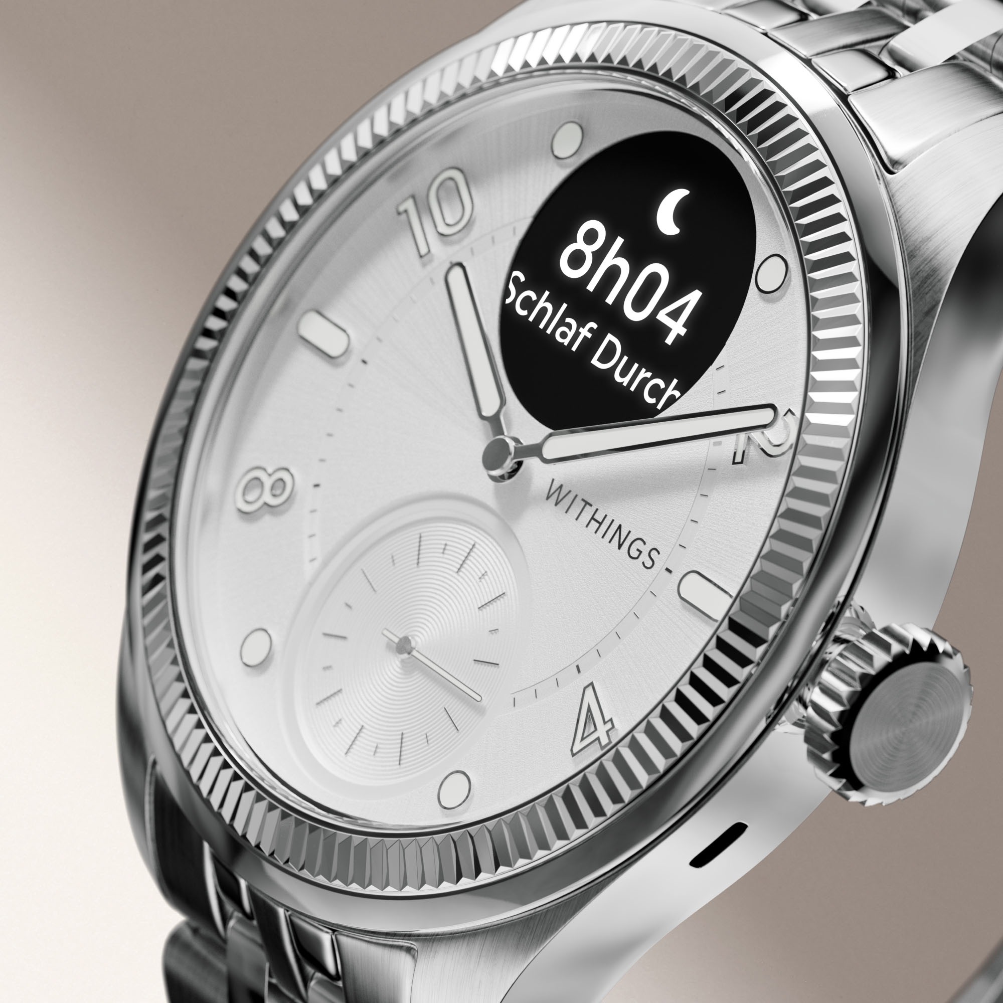Withings Smartwatch »ScanWatch Nova Brilliant Edition 39mm«, (1.6 cm / 0.63 Zoll),)