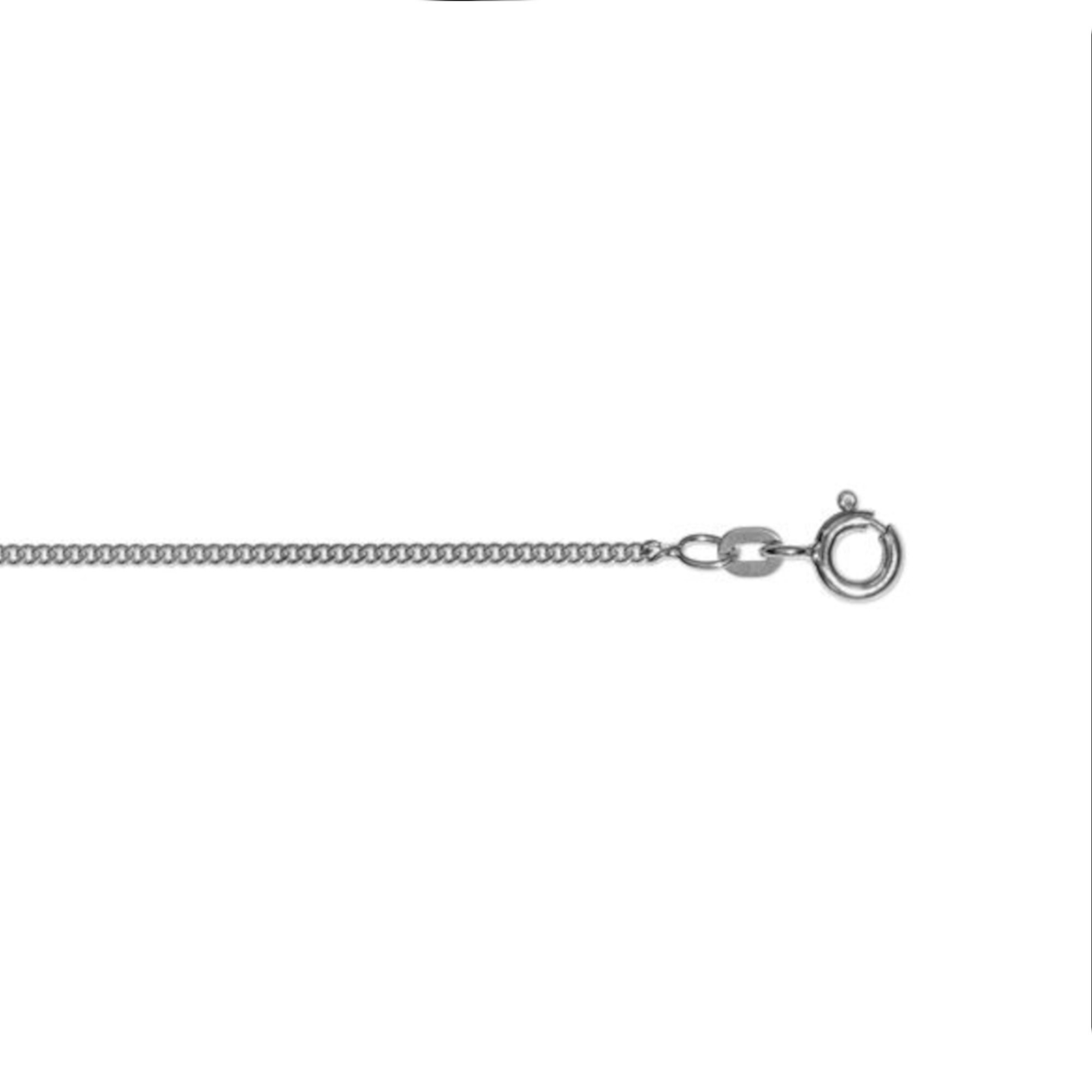 Goldkette ONE ELEMENT "Halskette Panzerkette aus 585 Weißgold Ø 1,4 mm" Gr. 38, silber, Halsketten, Damen, 38, Gold Weißgold 585, Gold, Weißgold 585, Goldkette, Zeitlos elegant – mit Liebe zum Detail gefertigt