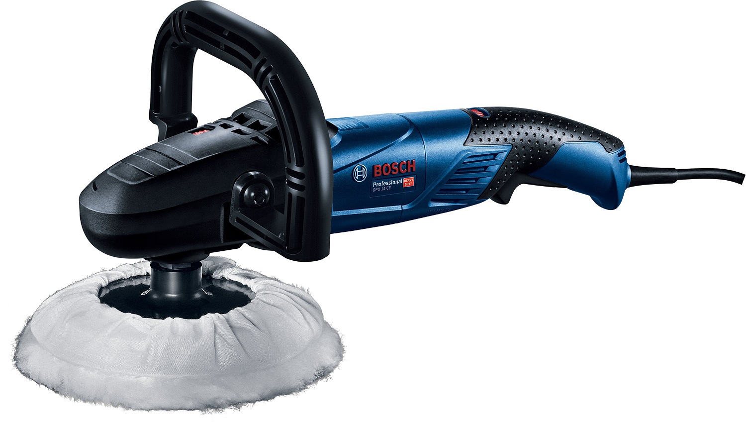 Bosch Professional Poliermaschine »»GPO 14 CE««, 1400-Watt, 2,5 kg mit Zusatzgriff und D-Griff