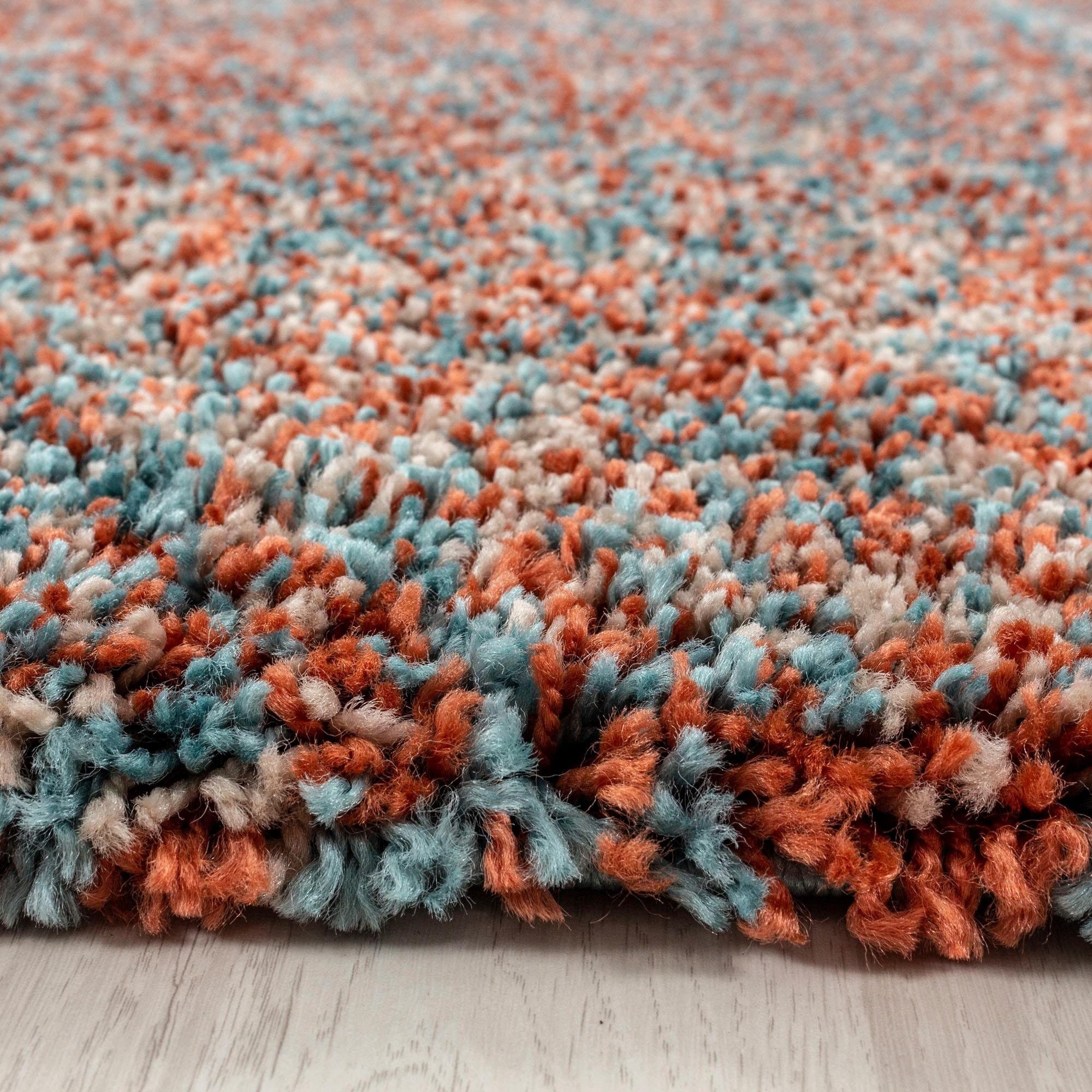Ayyildiz Teppiche Hochflor-Teppich »Enjoy Shaggy«, rechteckig, 50 mm Höhe, auch als Läufer, Shaggy, Langflor, meliert, Wohnzimmer