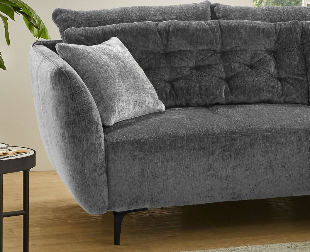 Jockenhöfer Gruppe Big-Sofa »Spa, im Retrolook mit Wellenfederung«, und frei im Raum stellbar, inkl. 7 Kissen