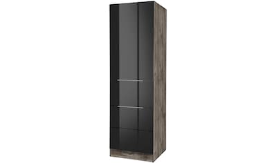 HELD MÖBEL Apothekerschrank »Virginia«, 200 cm hoch 30 cm breit, 2 Auszüge  mit 5 Ablagen, griffloses Design bestellen | BAUR