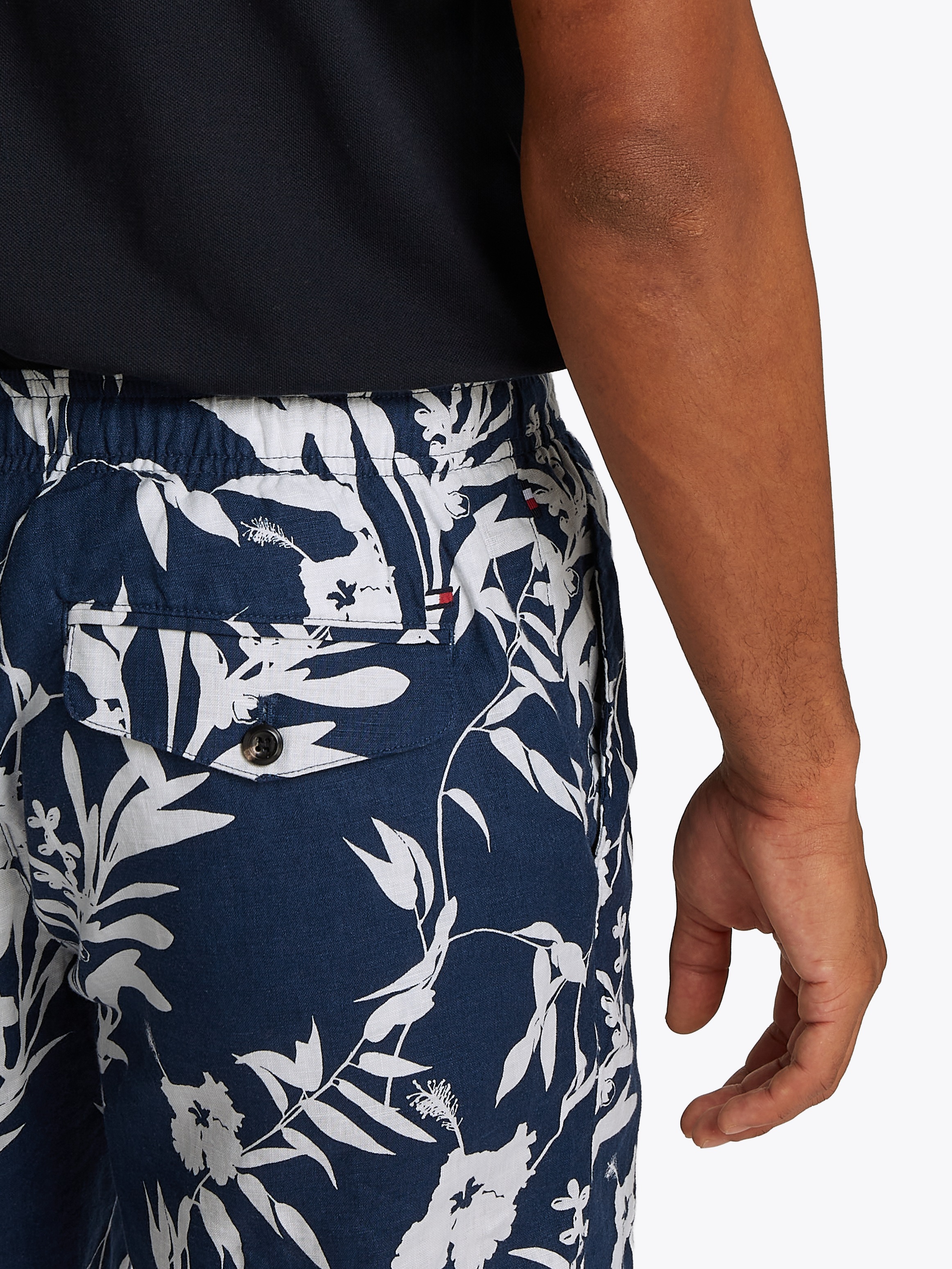 Tommy Hilfiger Shorts "HARLEM PO LINEN PRINT SHORT", mit Allover Print günstig online kaufen