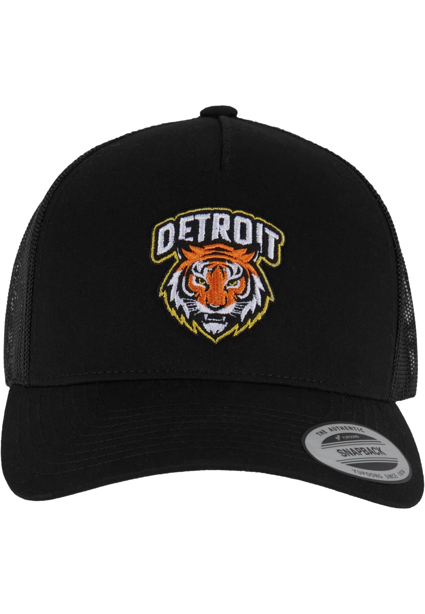 MisterTee Trucker Cap "MisterTee Detroit Tiger Head Patch 5-Panel Retro Tru günstig online kaufen