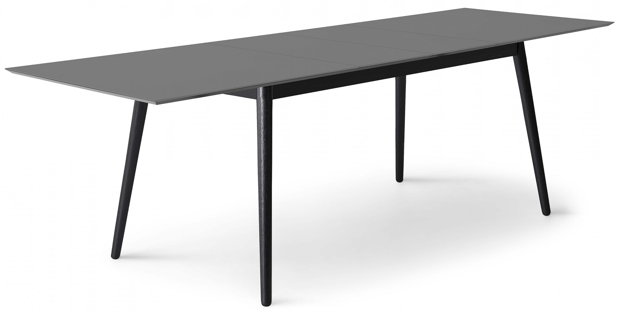 Hammel Furniture Esstisch »Meza Designtisch mit Auszugsfunktion und 2 Einlegeplatten«, (1 St.), rechteckige Tischplatte MDF, Esche Massivholzgestell