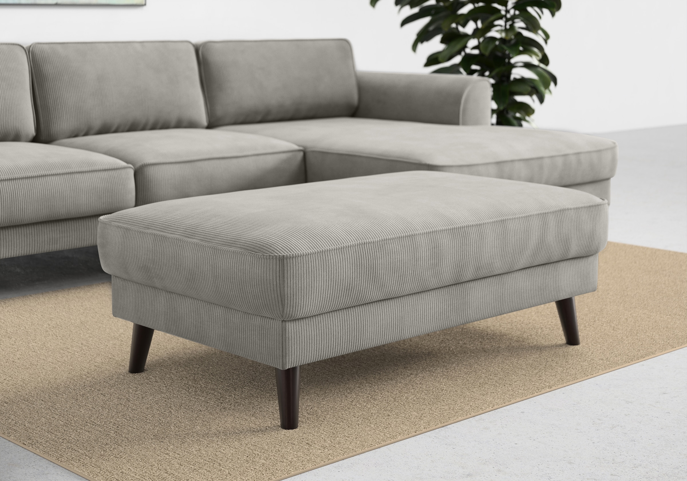 TRENDMANUFAKTUR Polsterhocker "Lumber Jack" 1 Stk. tlg. in moderner Optik, günstig online kaufen