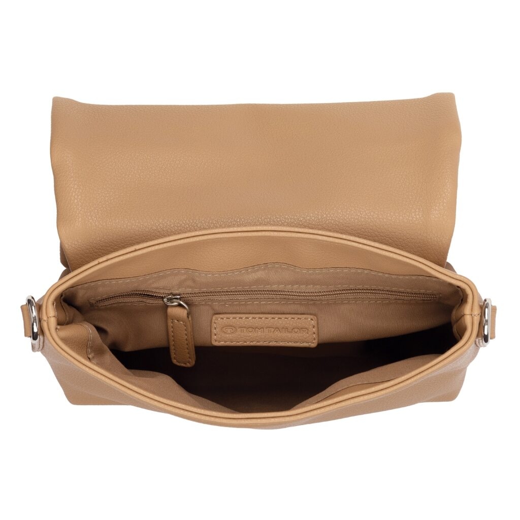 TOM TAILOR Umhängetasche »Orla Stripe« aus softem Kunstleder in modernem Look mit sommerlichem Stoffgurt