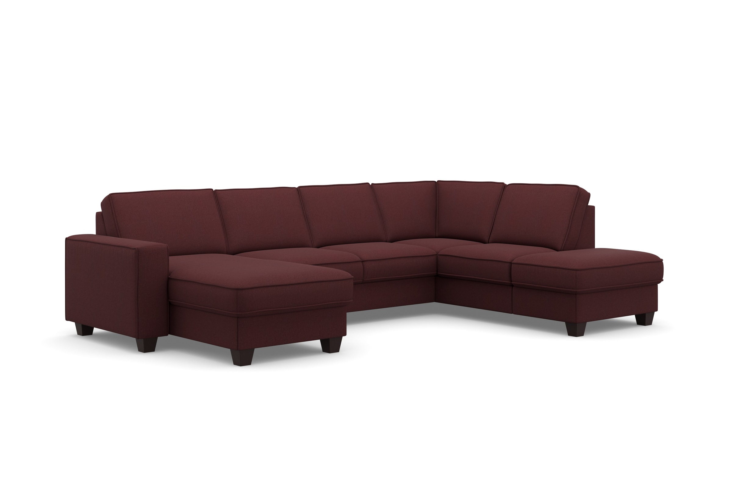 Thumbnail - Home affaire Wohnlandschaft "County U-Form" wahlweise Ottomane links oder rechts, mit Federkern-Polsterung