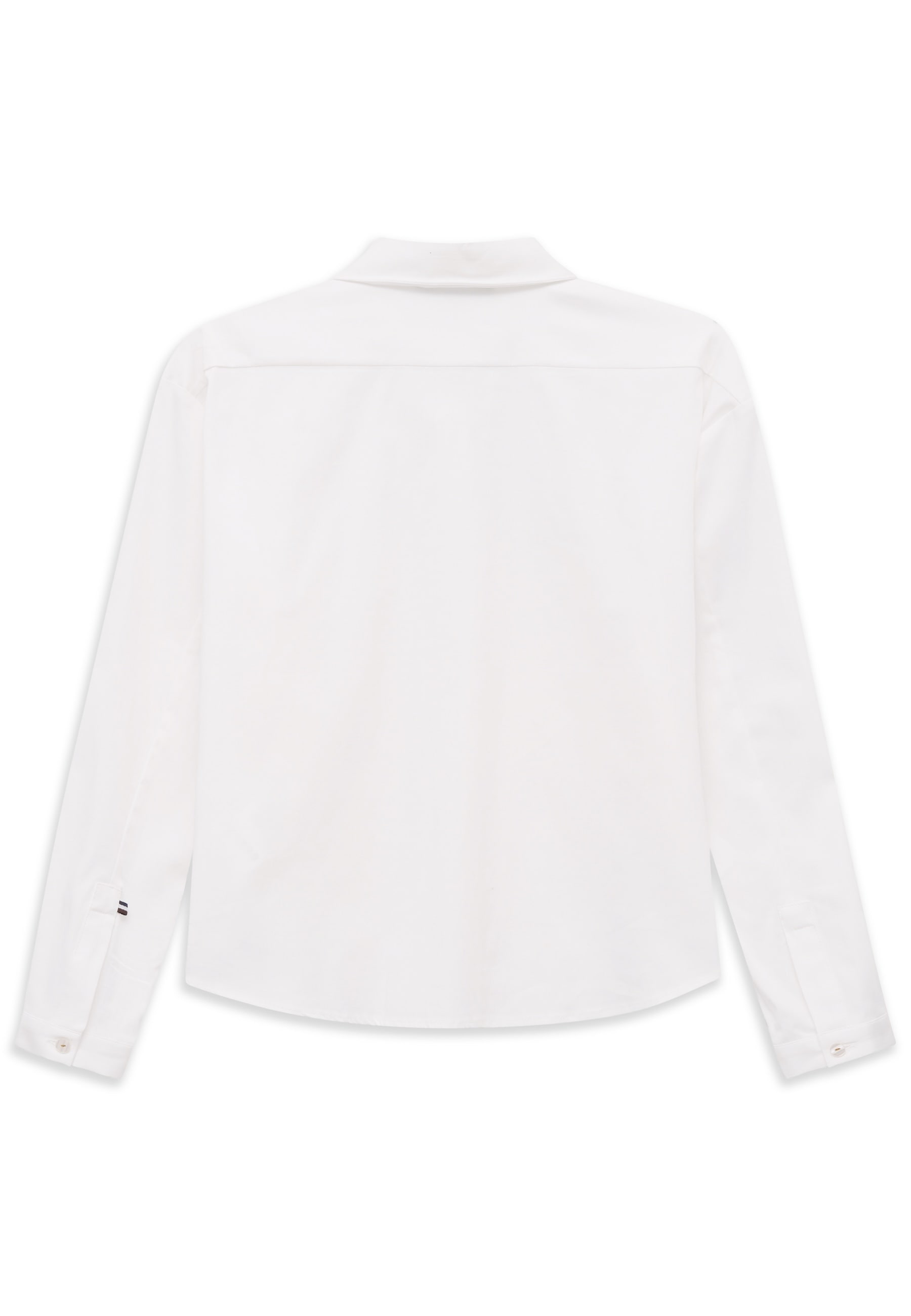 bugatti Langarmbluse in A-Linie aus elastischer Baumwollmischung