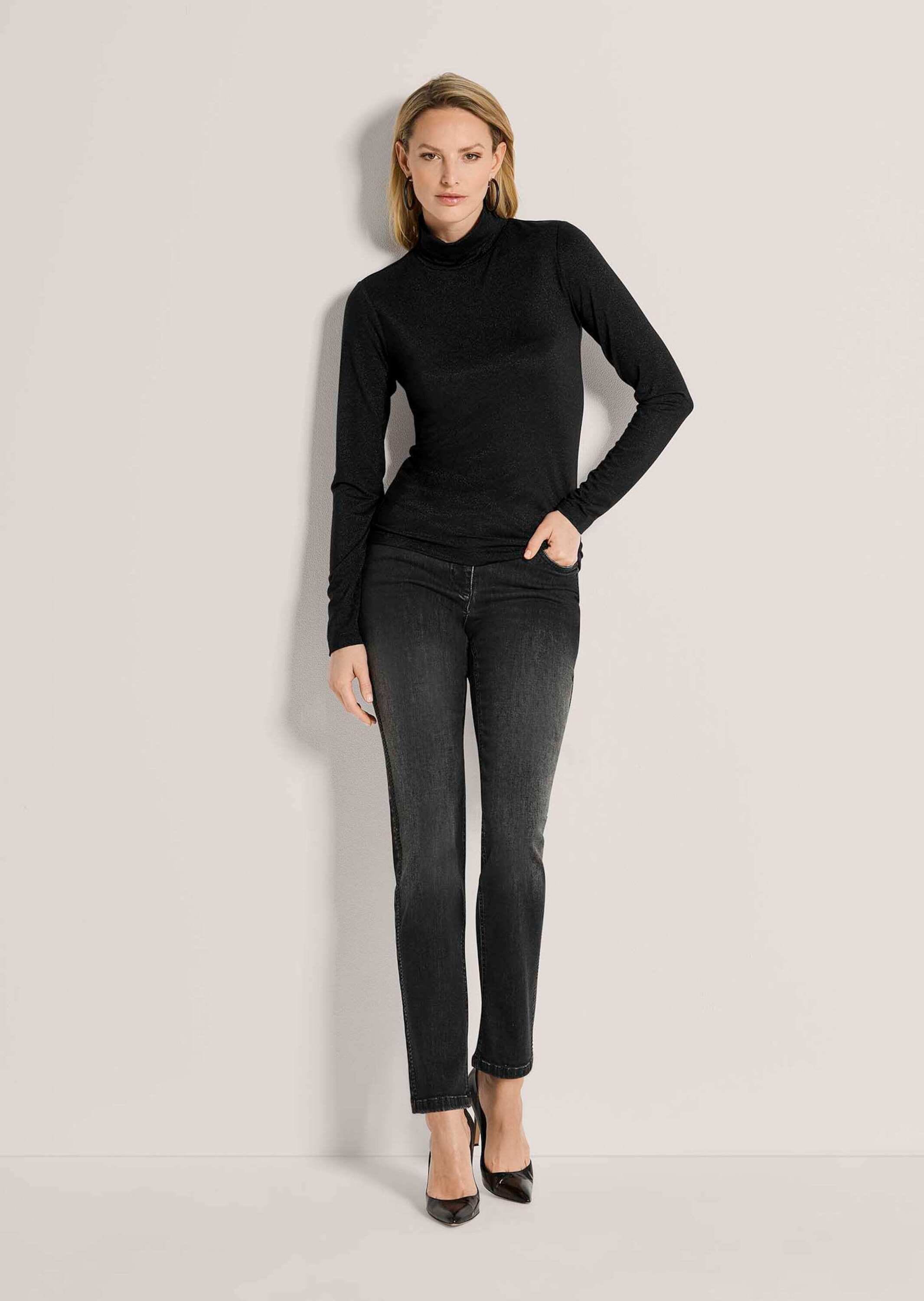 MADELEINE Langarmshirt »Shirt Glitzerndes Rollkragenshirt«