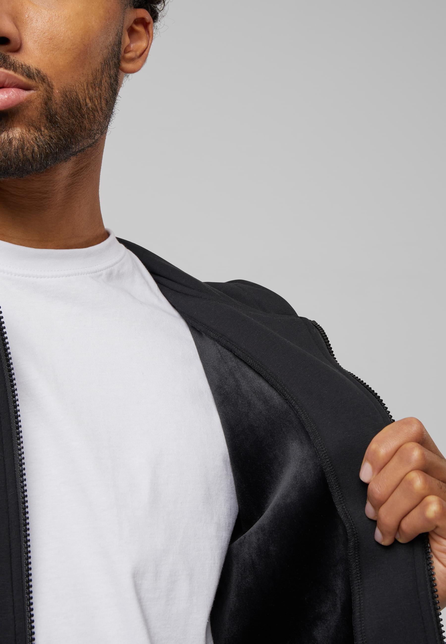 URBAN CLASSICS Sweatjacke »Urban Classics Herren Cozy Zip Hoody«
