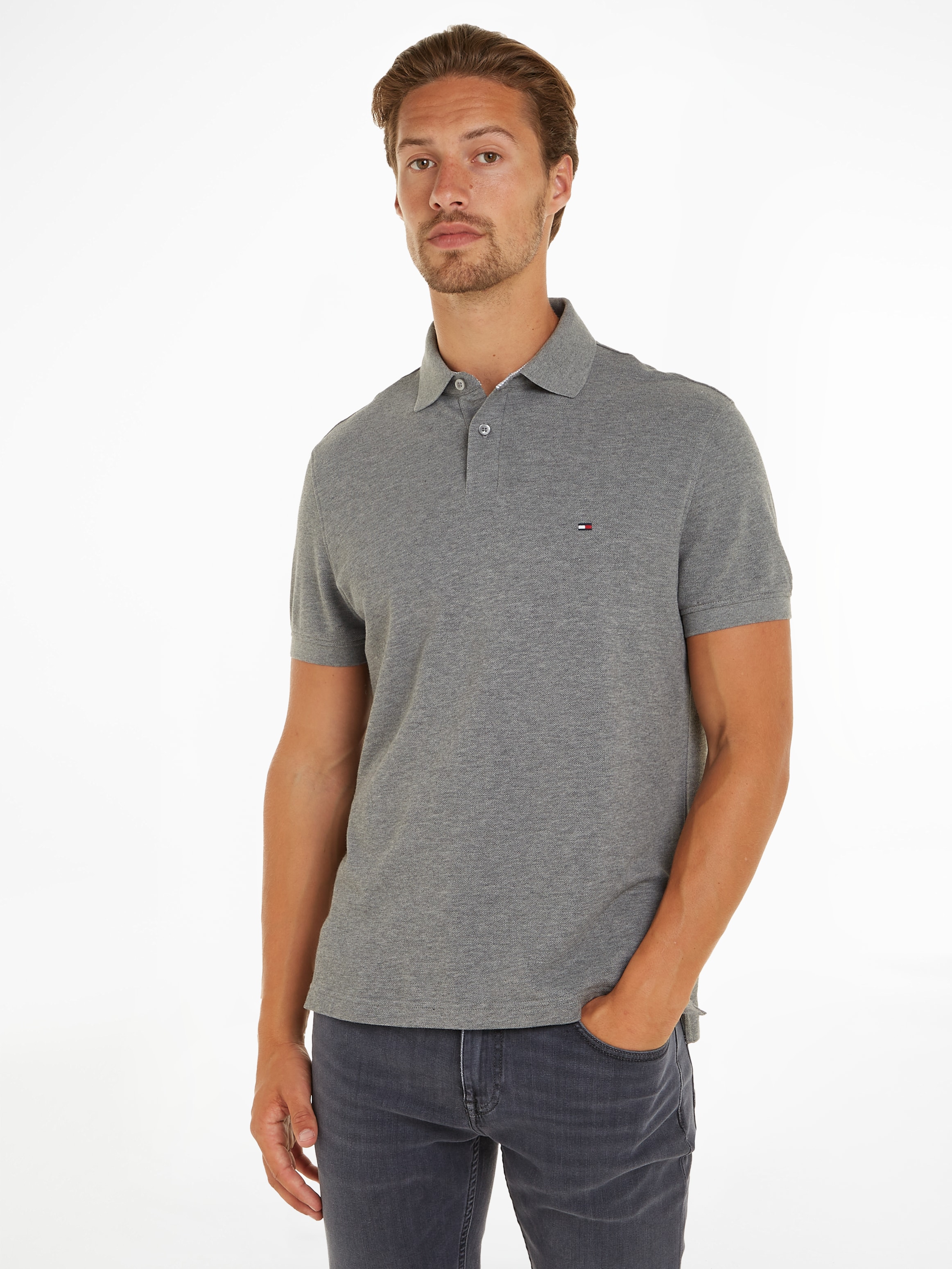 Tommy Hilfiger Poloshirt "1985 REGULAR POLO", mit Tommy Hilfiger Kontrastst günstig online kaufen