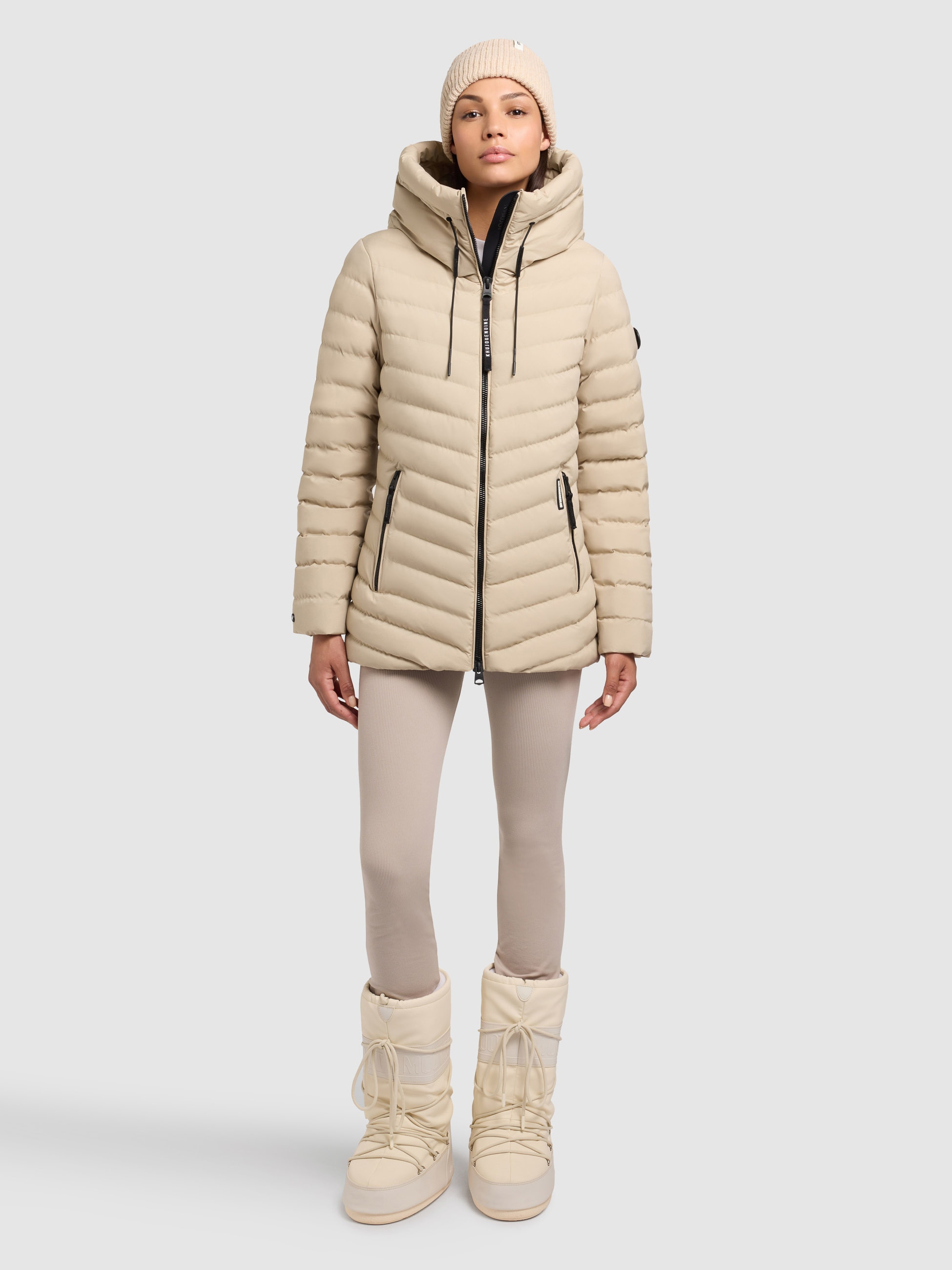 khujo Steppjacke »PACE«, mit Kapuze