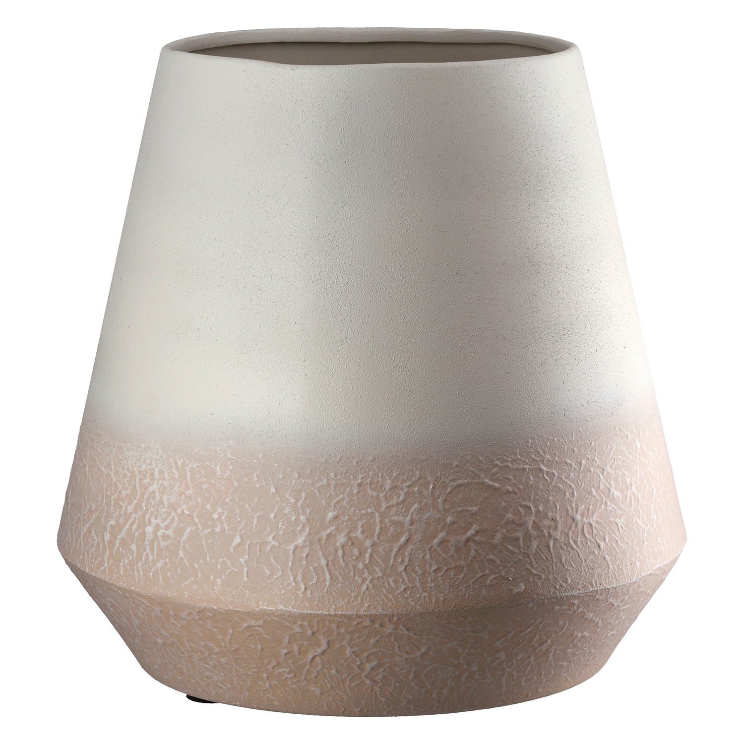 GILDE Tischvase "Vase rund Echo beige" günstig online kaufen