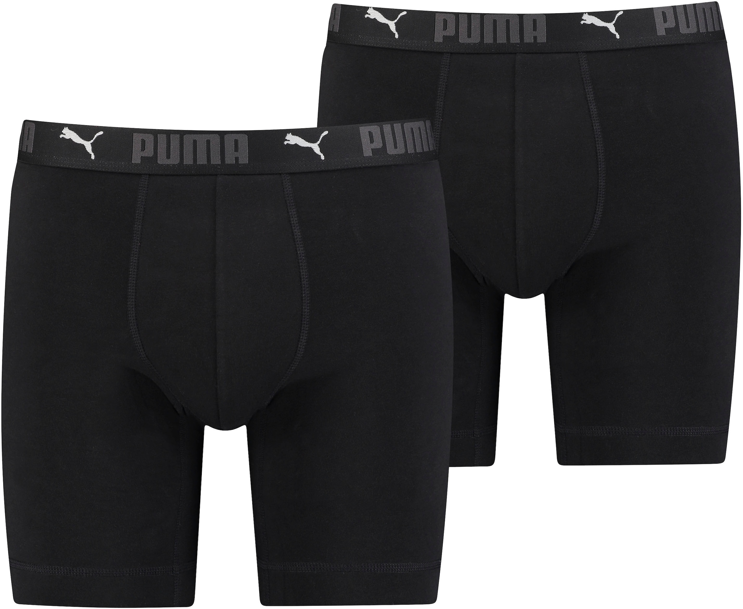PUMA Boxershorts "PUMA MEN SPORT COTTON LONG BOXERS 2P", 2er Packer Packung günstig online kaufen