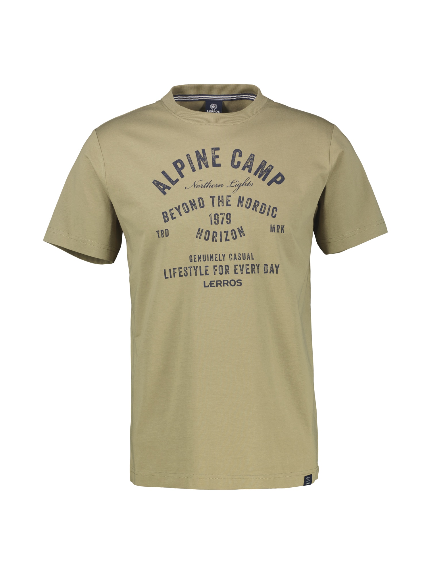 LERROS T-Shirt "LERROS T-Shirt mit Outdoorprint in Großen Größen" günstig online kaufen