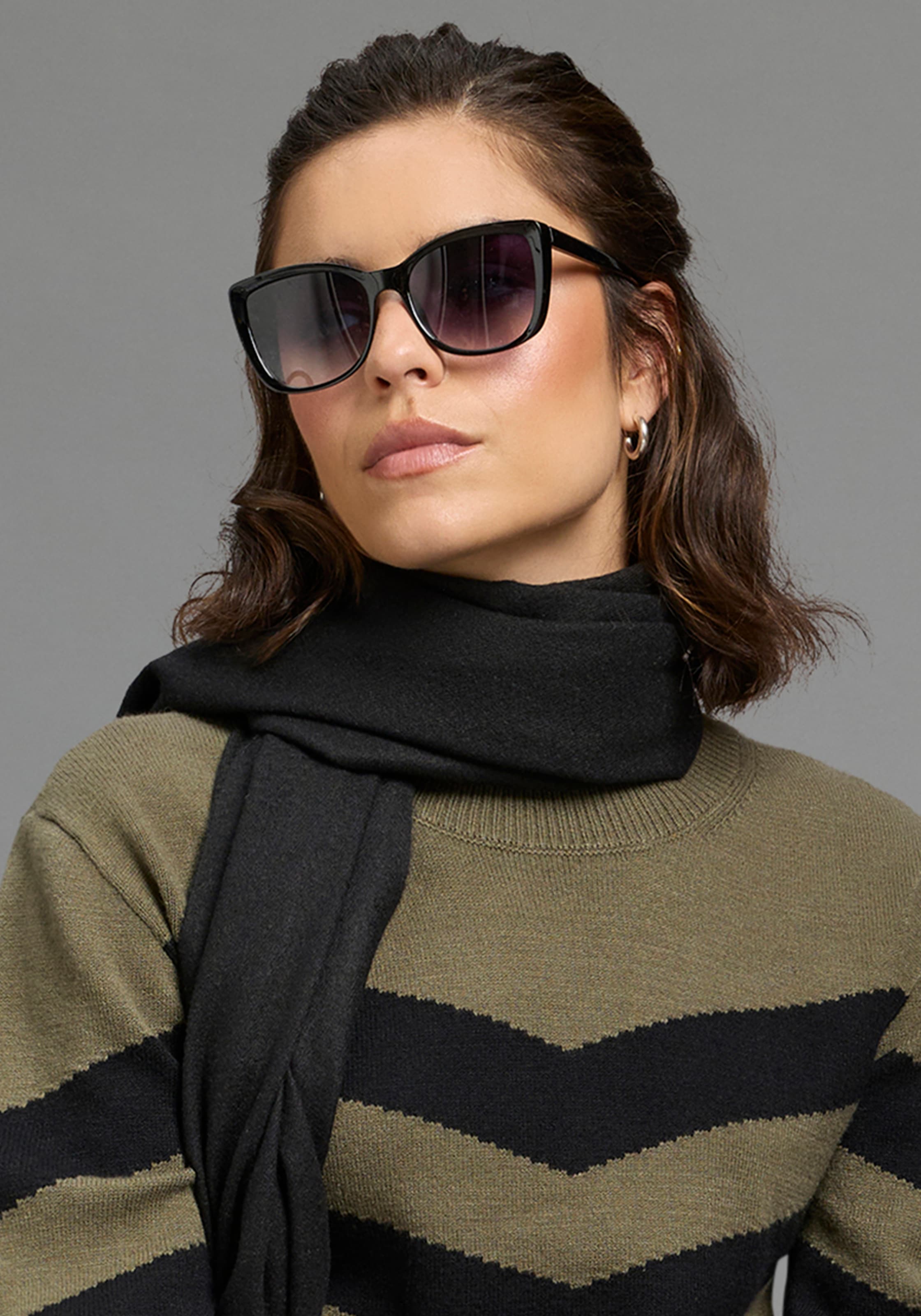 Laura Scott Sonnenbrille für Damen mit grauen Verlaufsgläsern