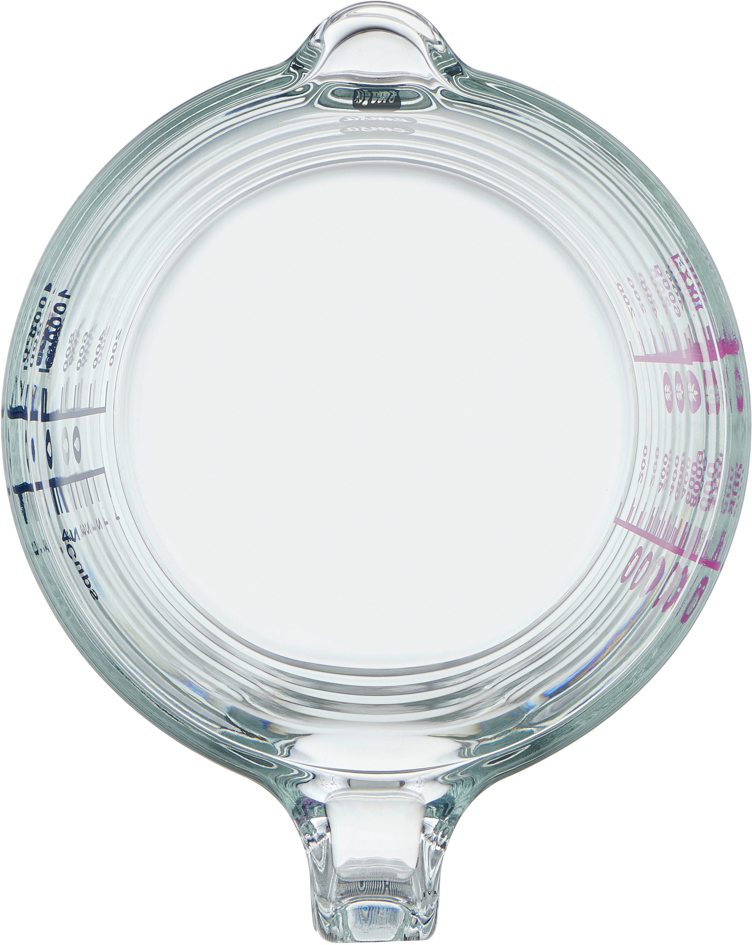 Thumbnail - Emsa Messbecher "Prep&Bake" Glas 1 Stk. tlg. doppelte Skalierung f. feste & flüssige Zutaten, Ausgießlippe