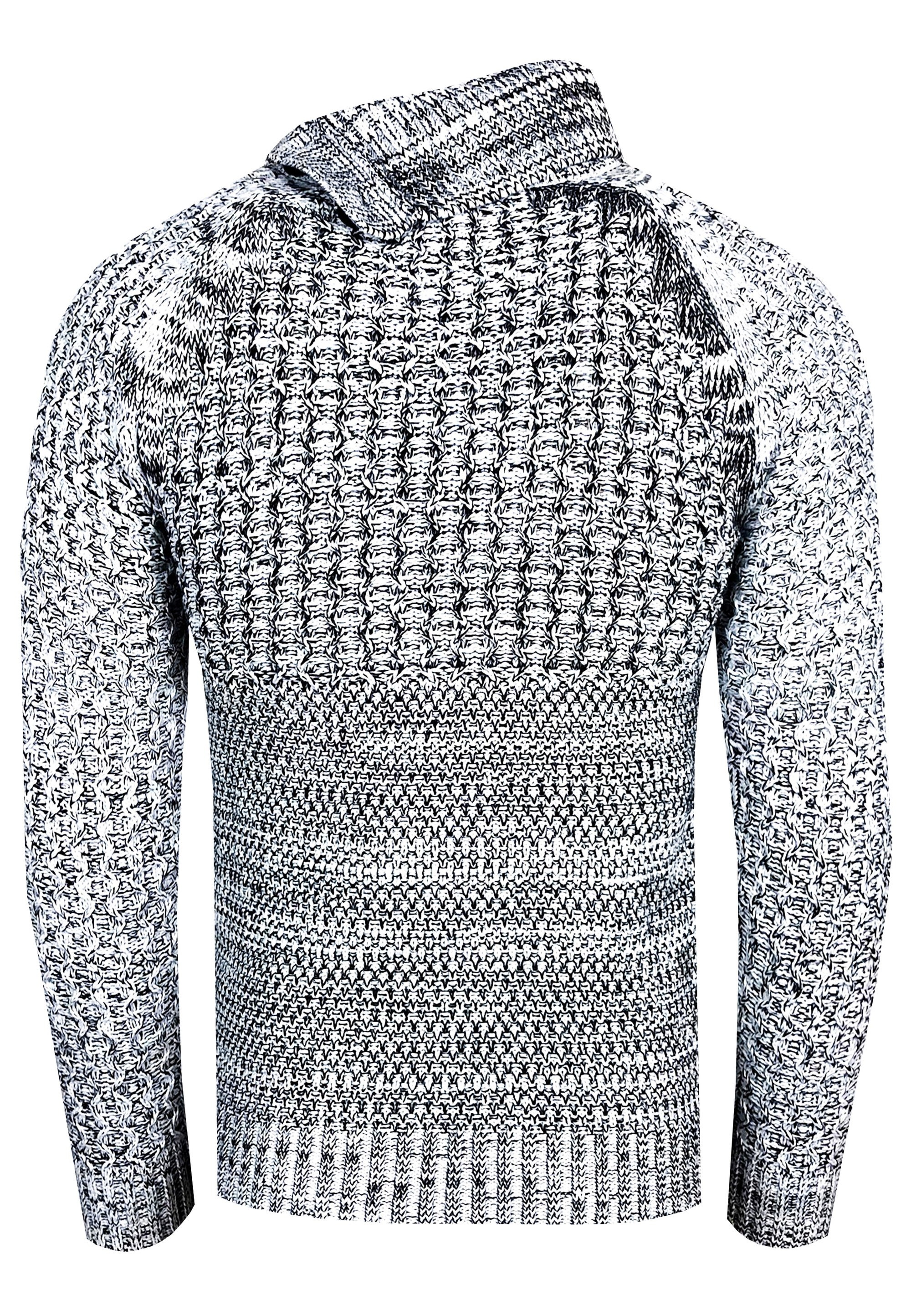 Rusty Neal Strickpullover, mit modischen Zierknöpfen