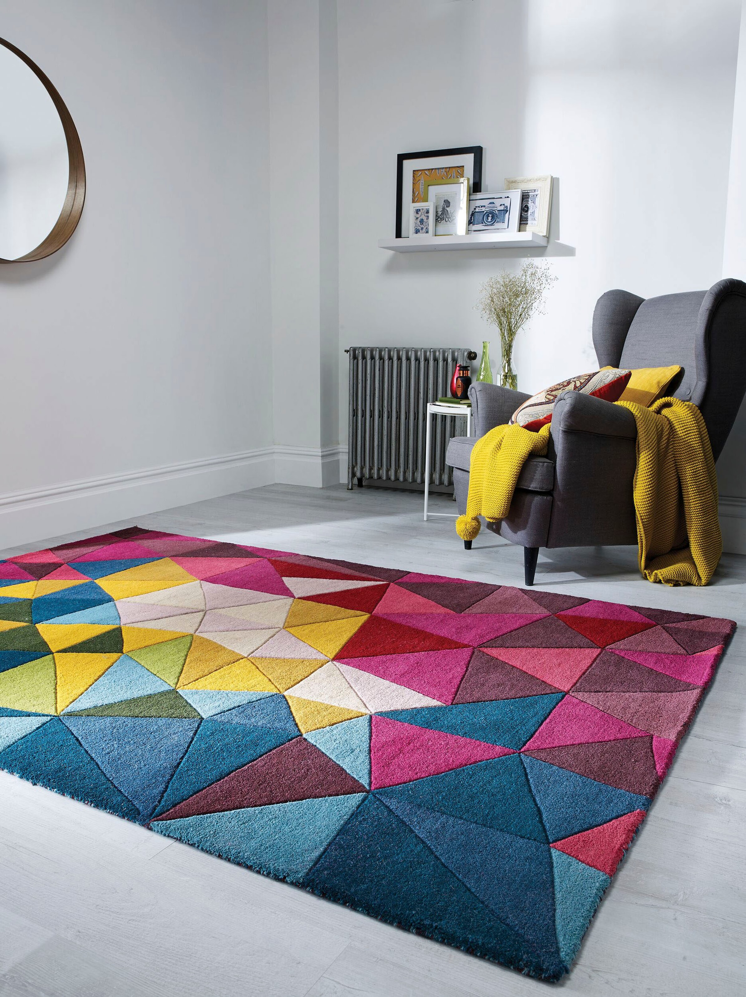 FLAIR RUGS Wollteppich "Falmouth" rechteckig 10 mm Höhe 100% Wolle, aus Nat günstig online kaufen