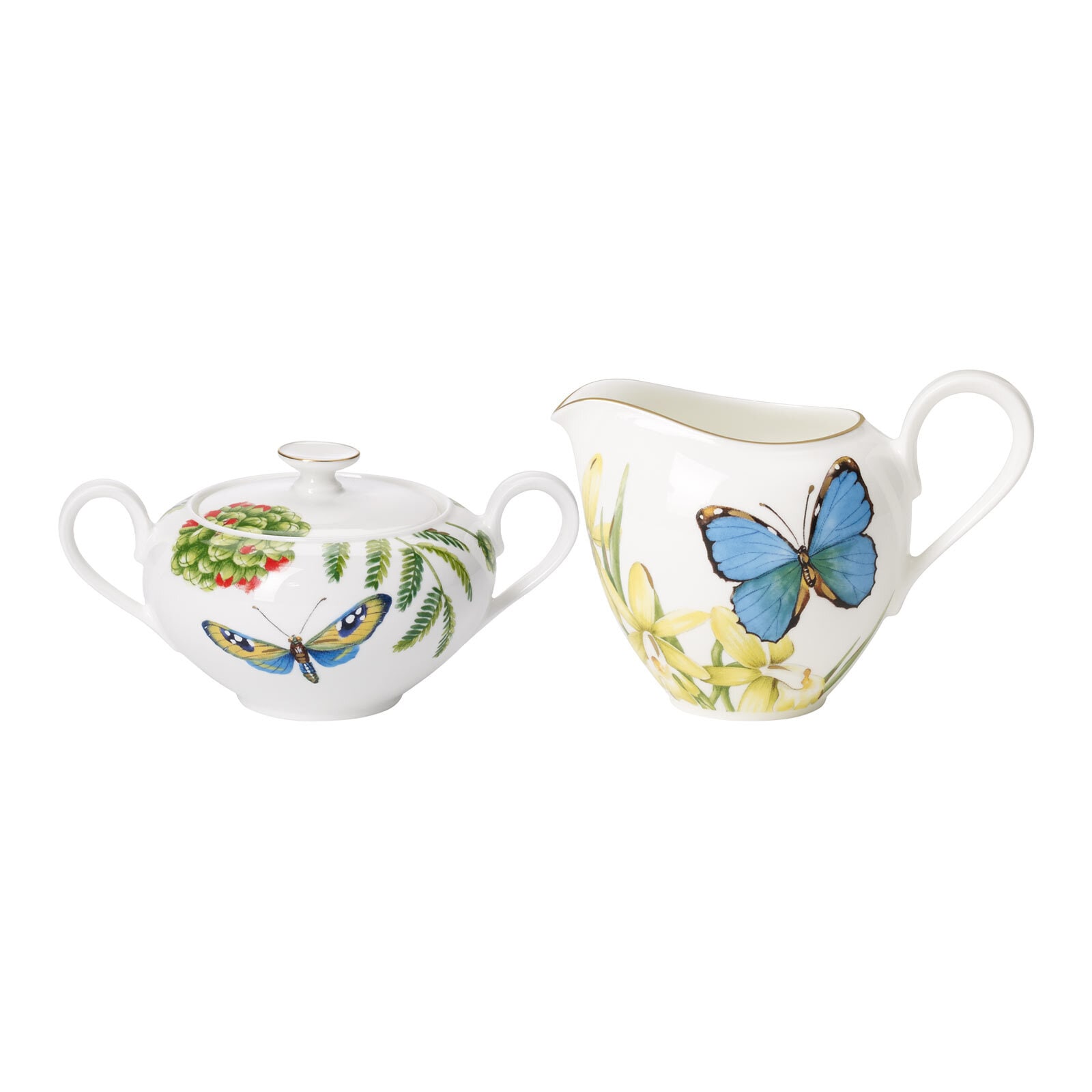 Villeroy & Boch Milch- und Zuckerset "Milch- und Zucker-Set Amazonia Anmut 2er Set bunt" Spülmaschinenfest