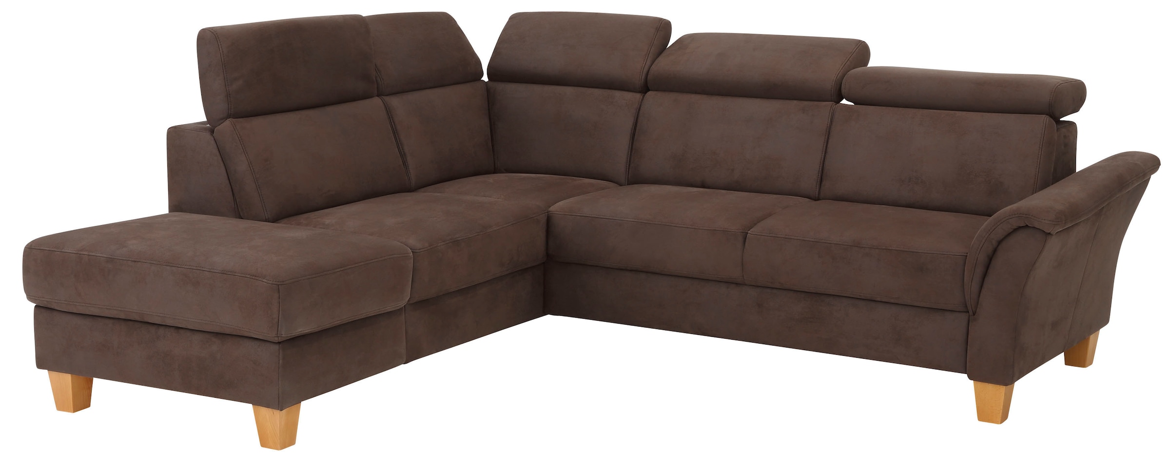 Home affaire Ecksofa »Conville L-Form«, Federkern, wahlweise mit Bettfunktion und Bettkasten bzw. Stauraum