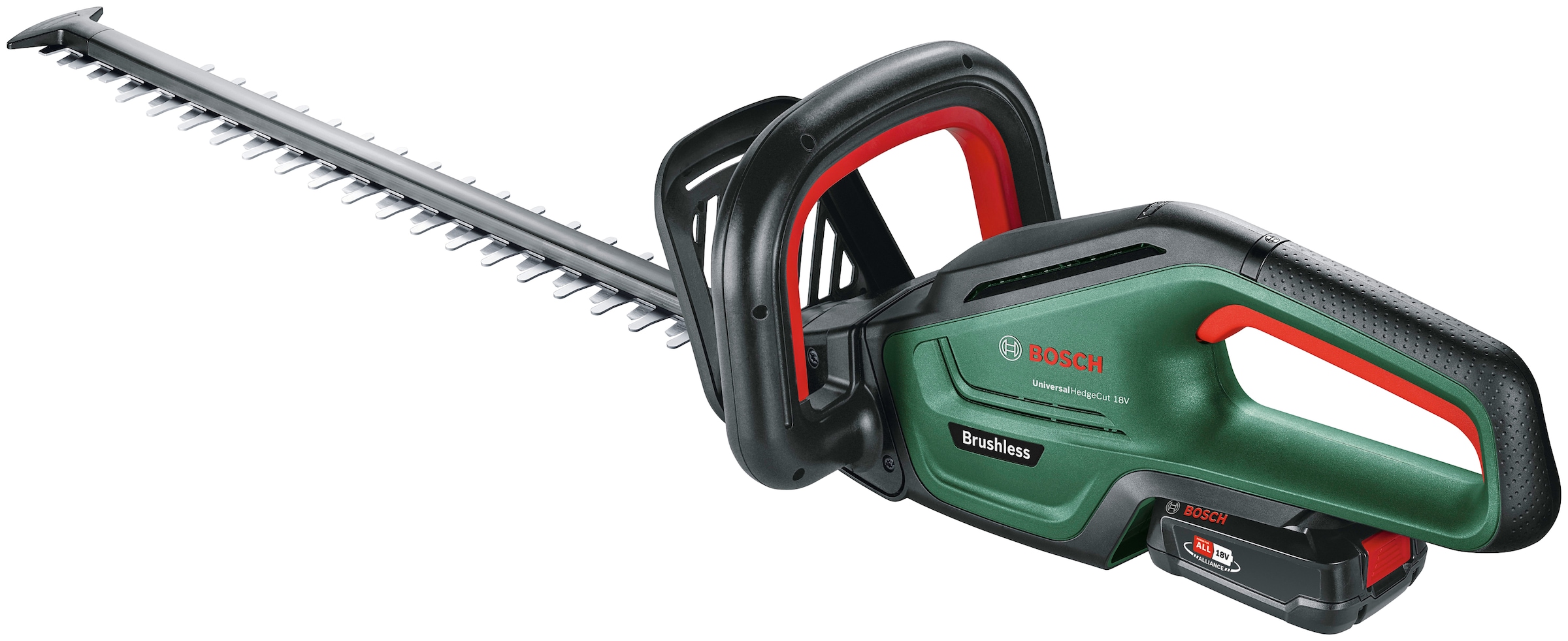 Bosch Home & Garden Akku-Heckenschere »Universal Hedge Cut18-50«, (Set), 50 cm Schnittlänge, mit Akku und Ladegerät