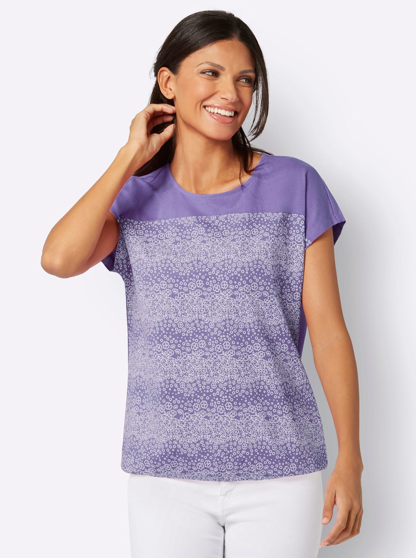 Classic Basics Rundhalsshirt "Rundhals-Shirt", (1 tlg.) günstig online kaufen