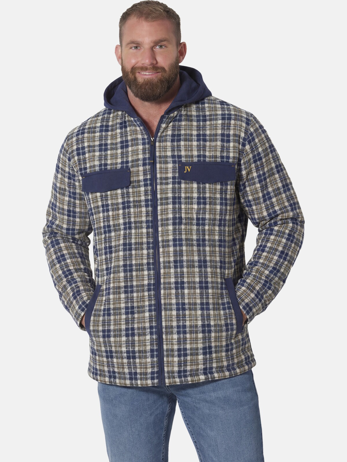 Jan Vanderstorm Kapuzensweatjacke "Sweatjacke DAGBERT"