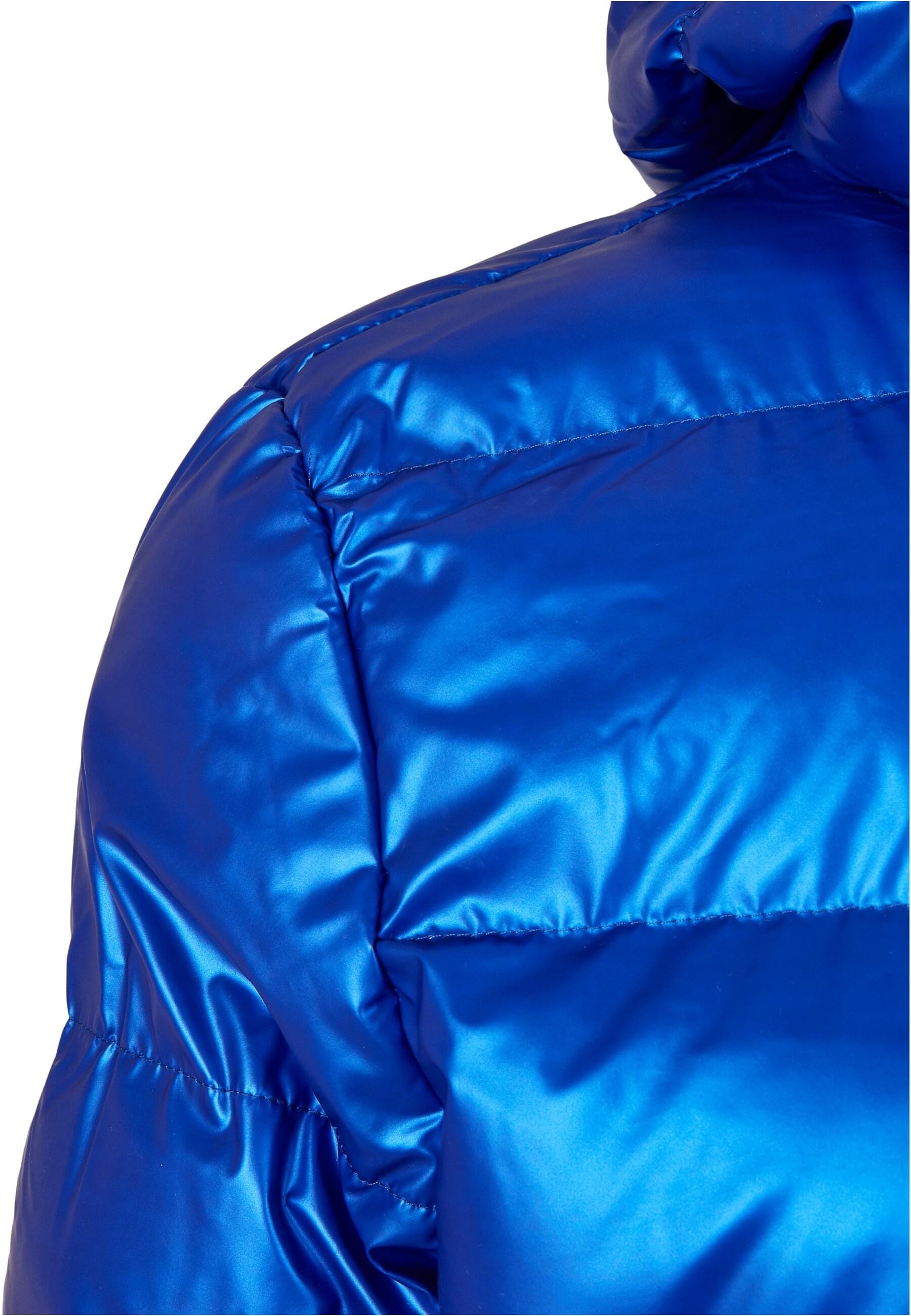 MisterTee Winterjacke »MisterTee Herren NASA Insignia Metallic Puffer Jacket«, (1 St.), ohne Kapuze