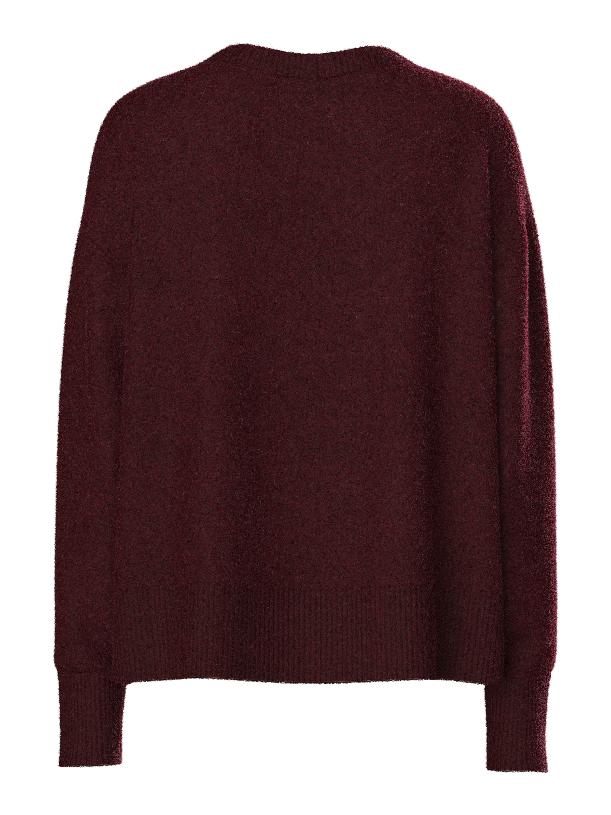 pieces Strickpullover »PCMALOU LS O-NECK CUTLINE KNIT NOOS BC«