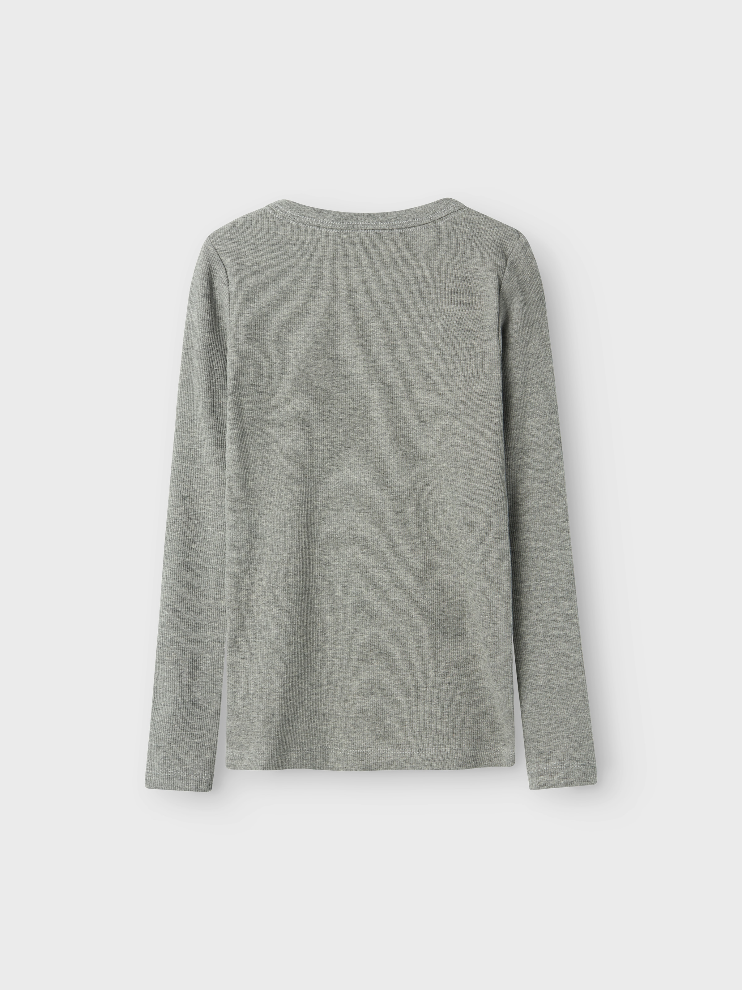 Name It Langarmshirt »NKFNAKAL LS TOP NOOS«, in Basic-Form und leicht gerippter Qualität