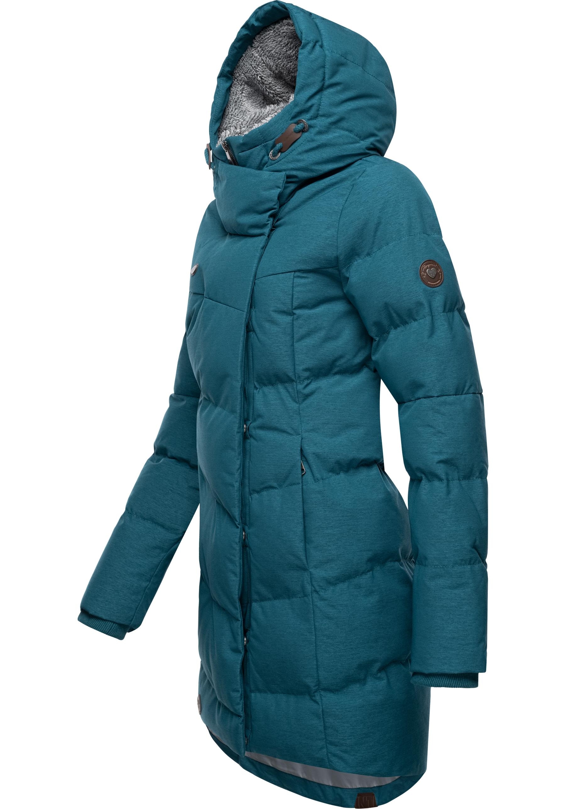 Ragwear Wintermantel »Pavla«, stylischer Winterparka mit Teddyfutter und Kapuze