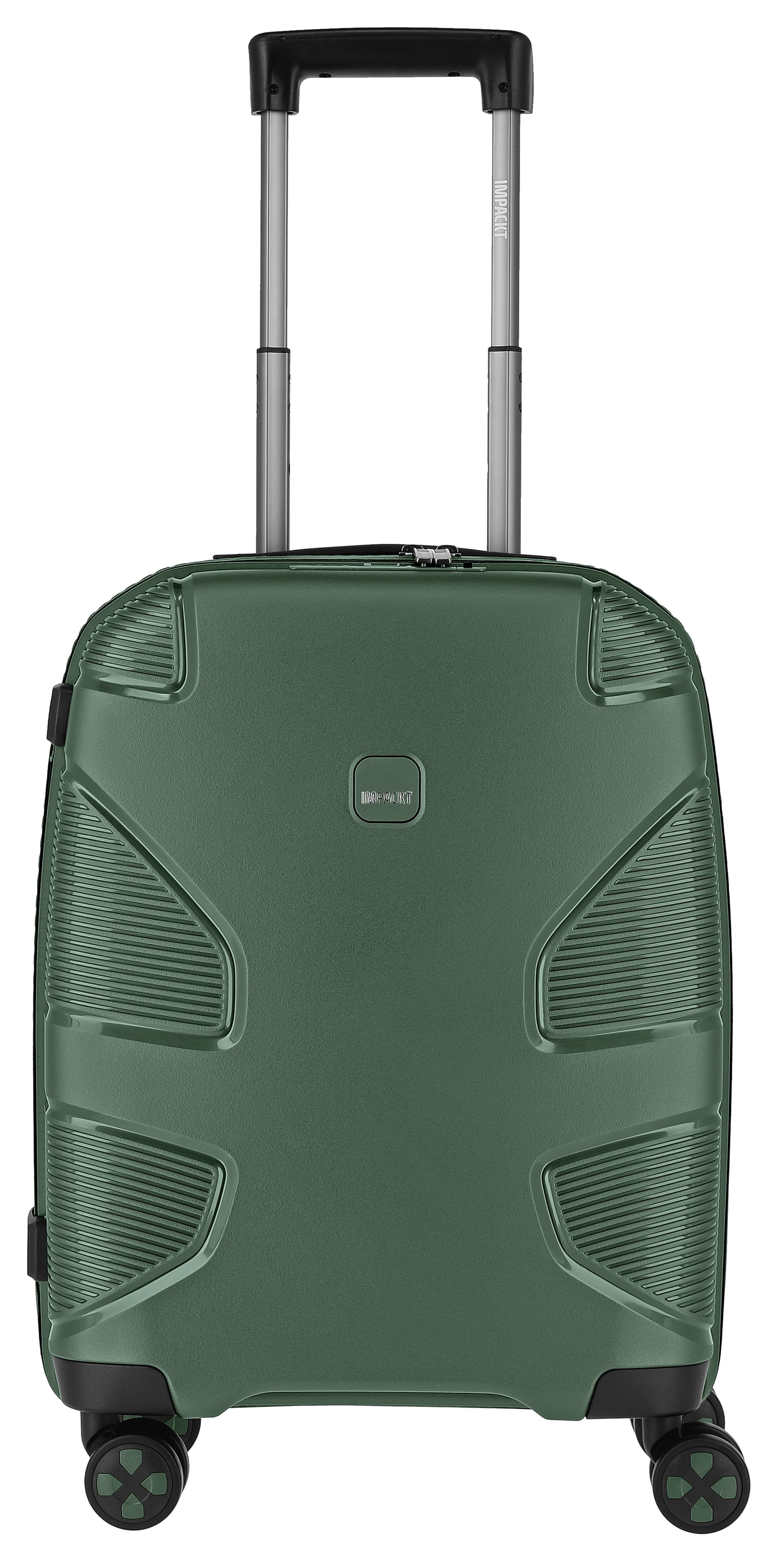 IMPACKT Hartschalen-Trolley "IP1, verschiedene Größen und Farben", grün, Polypropylen, unifarben, Koffer, Hartschalen-Koffer vegan Koffer Reisegepäck