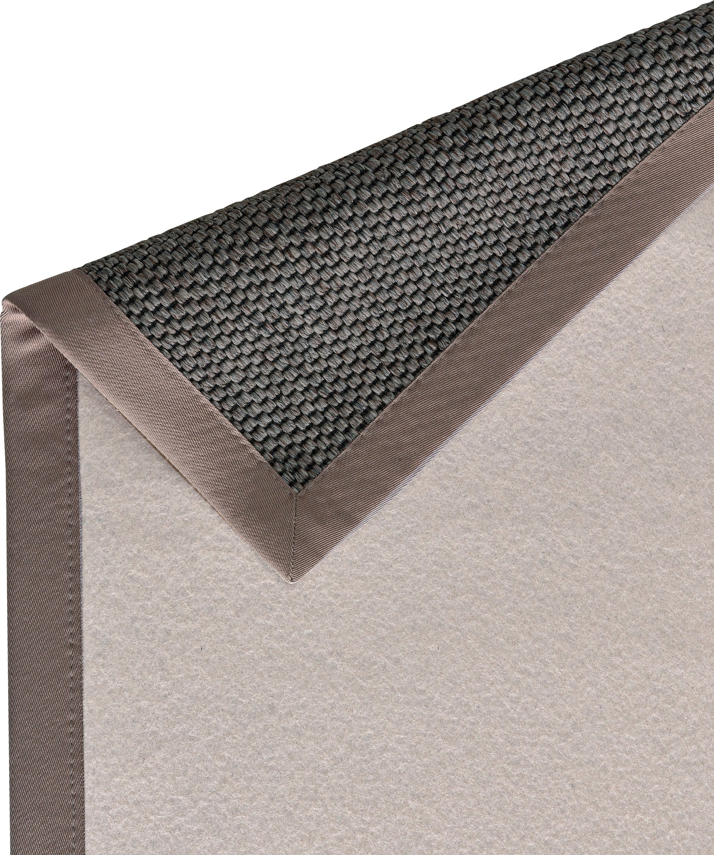 Dekowe Teppich »Naturana Panama«, rechteckig, 8 mm Höhe, Flachgewebe, meliert, Sisal-Optik, mit Bordüre, Wohnzimmer
